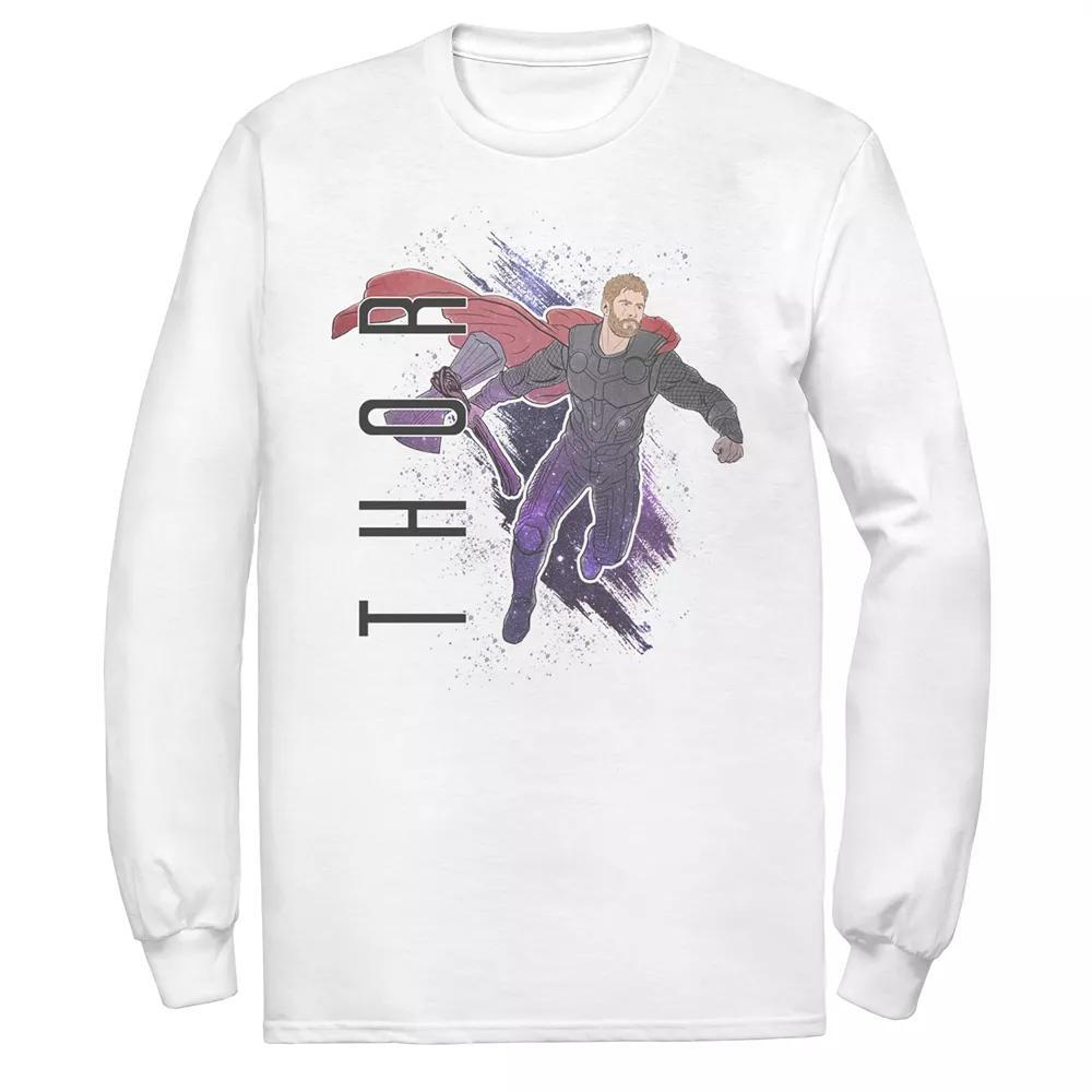 Men's Avengers Endgame Thor Tee, Size: XL, White Product Image