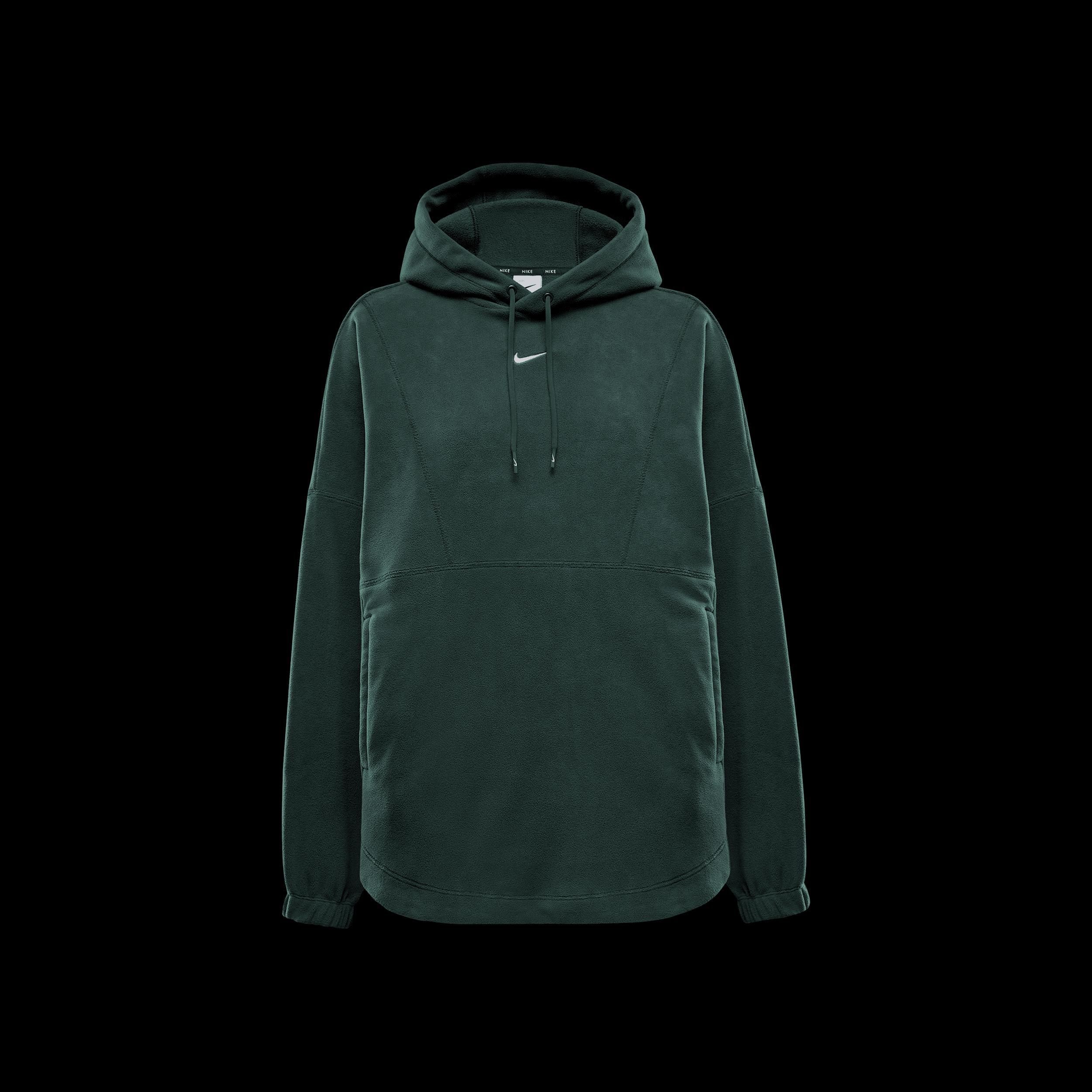 Nike One Women's Oversized Therma-FIT Pullover Fleece Hoodie Product Image