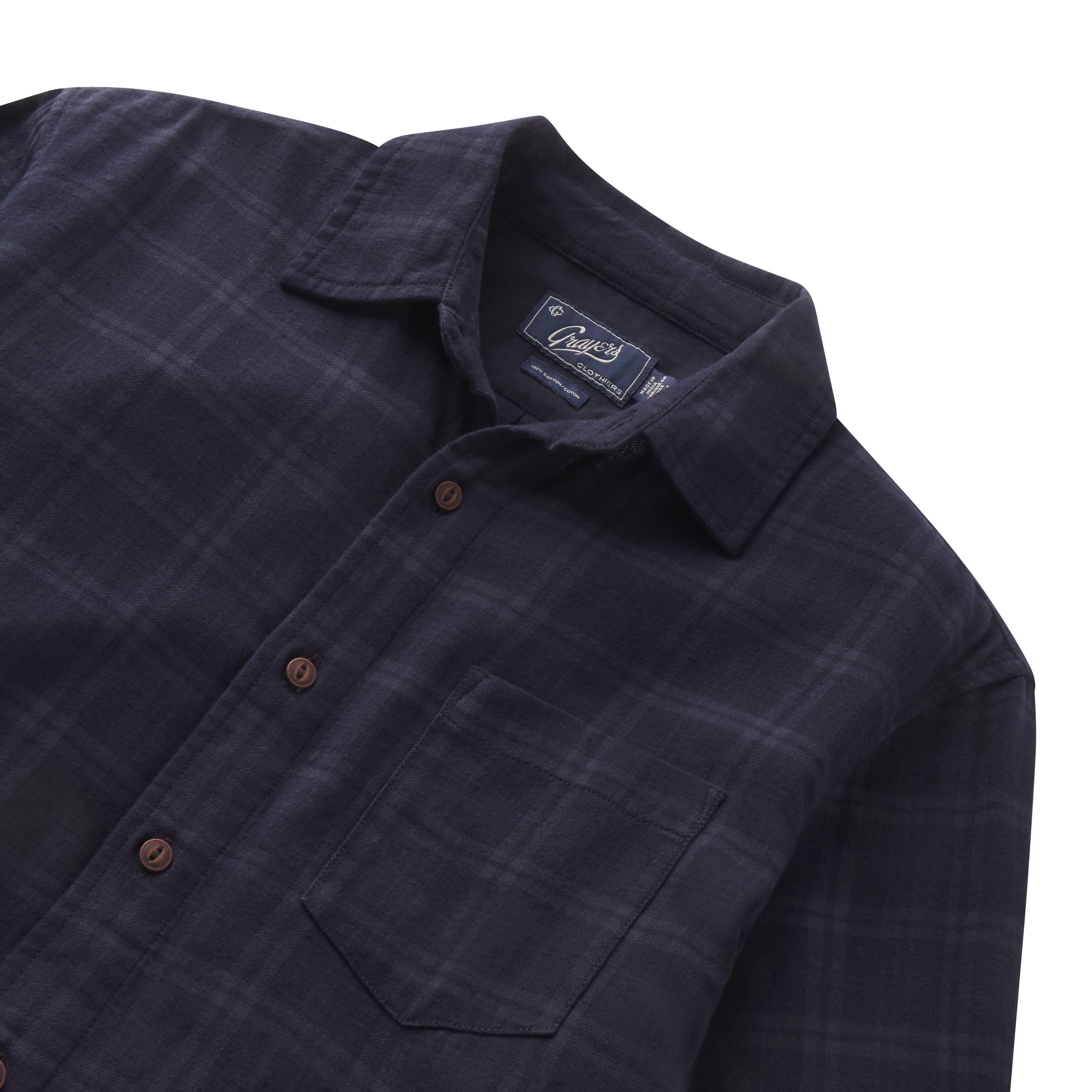 Featherweight Flannel Shirt - Raisin Product Image