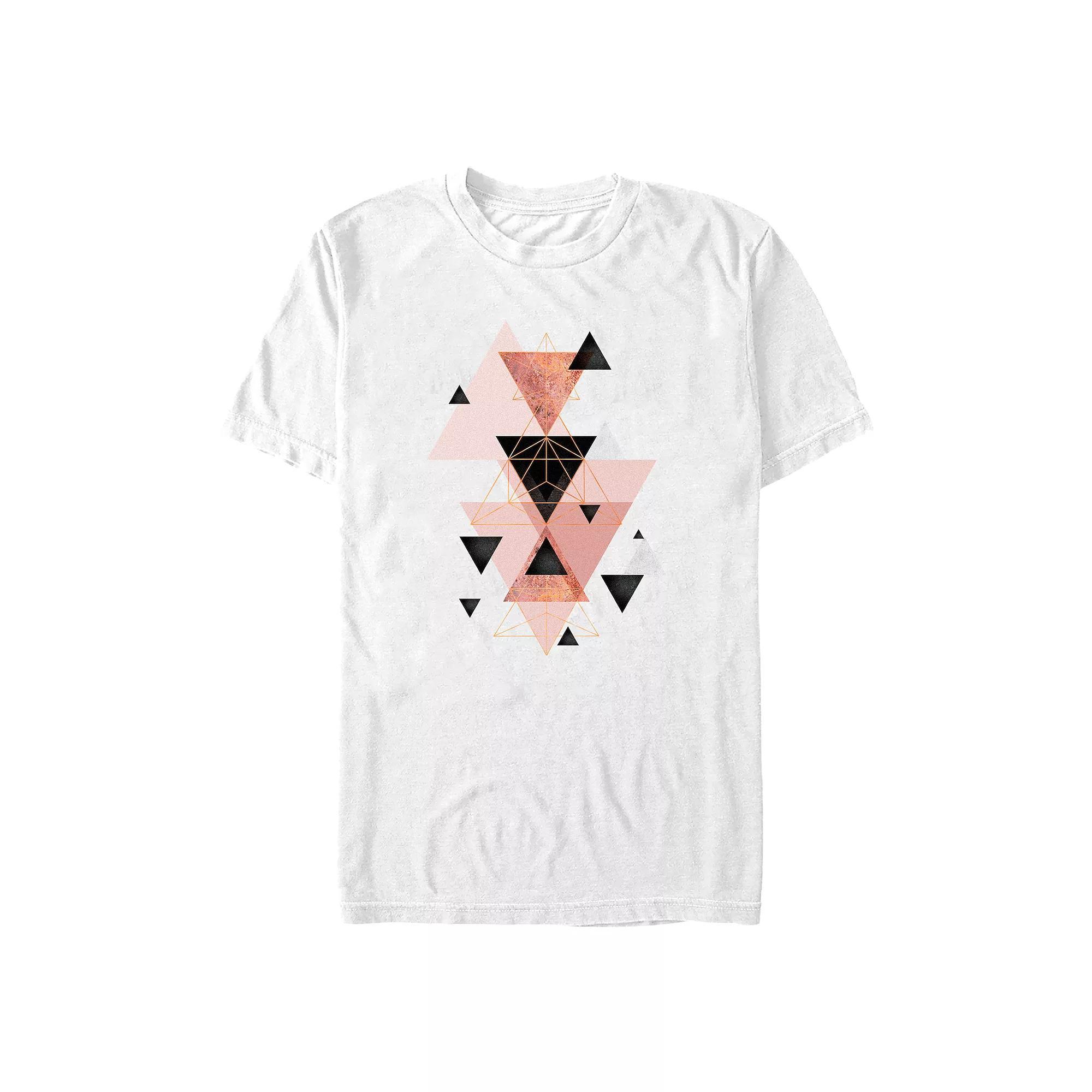 Big & Tall Geometric Shapes Graphic Tee, Men's,  Product Image