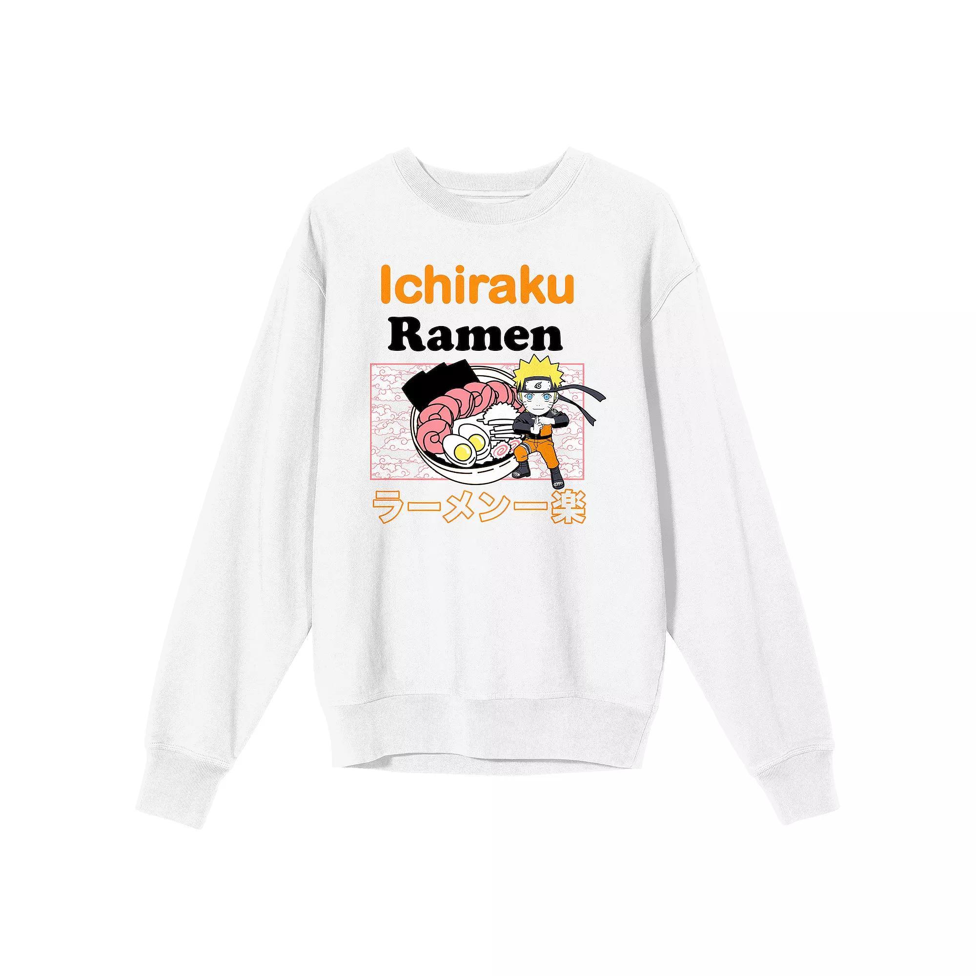 Men's Naruto Ramen Naruto Sweatshirt, Size: Small, White Product Image