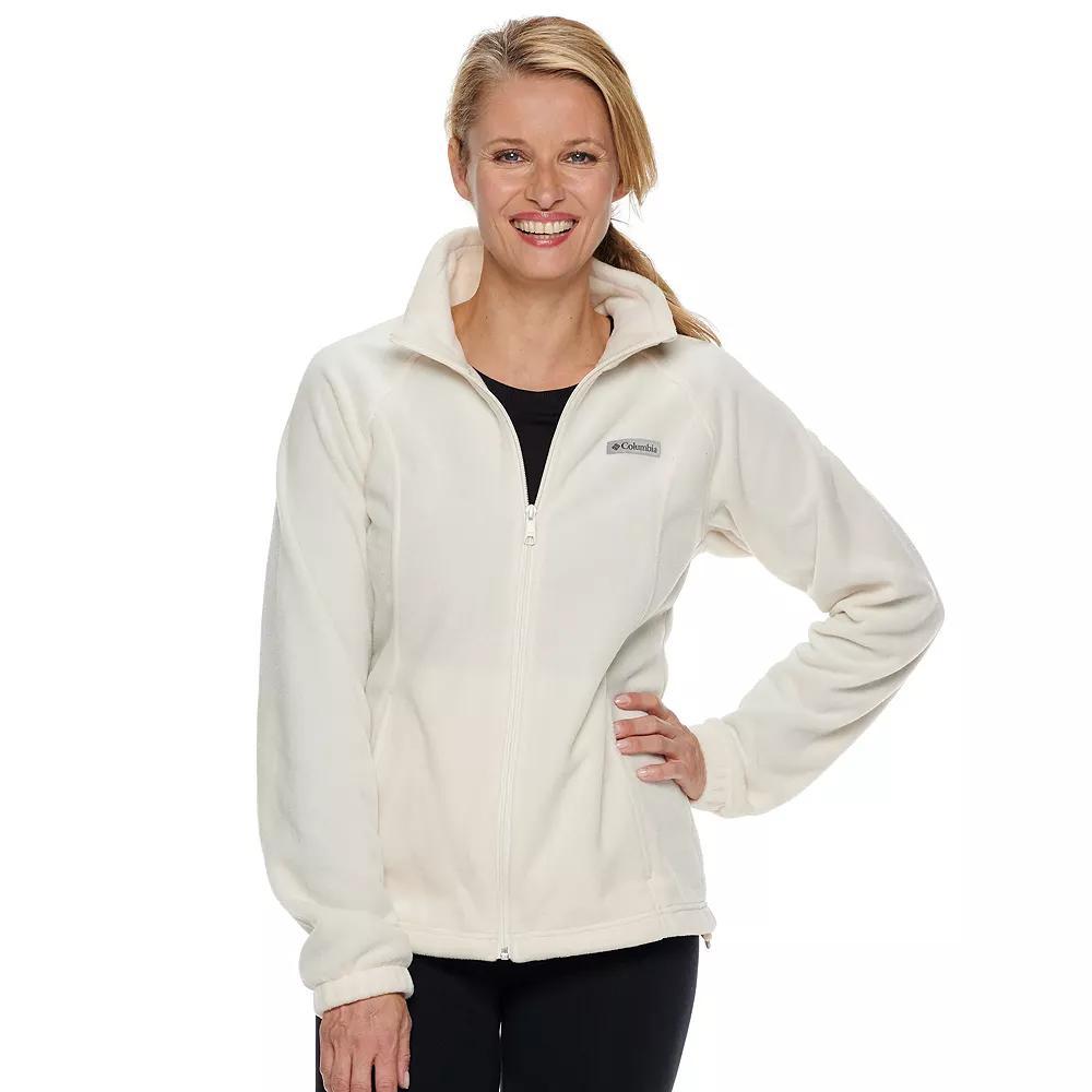 Women's Columbia Benton Springs Zip-Front Fleece Jacket, Size: XL, Salt Product Image