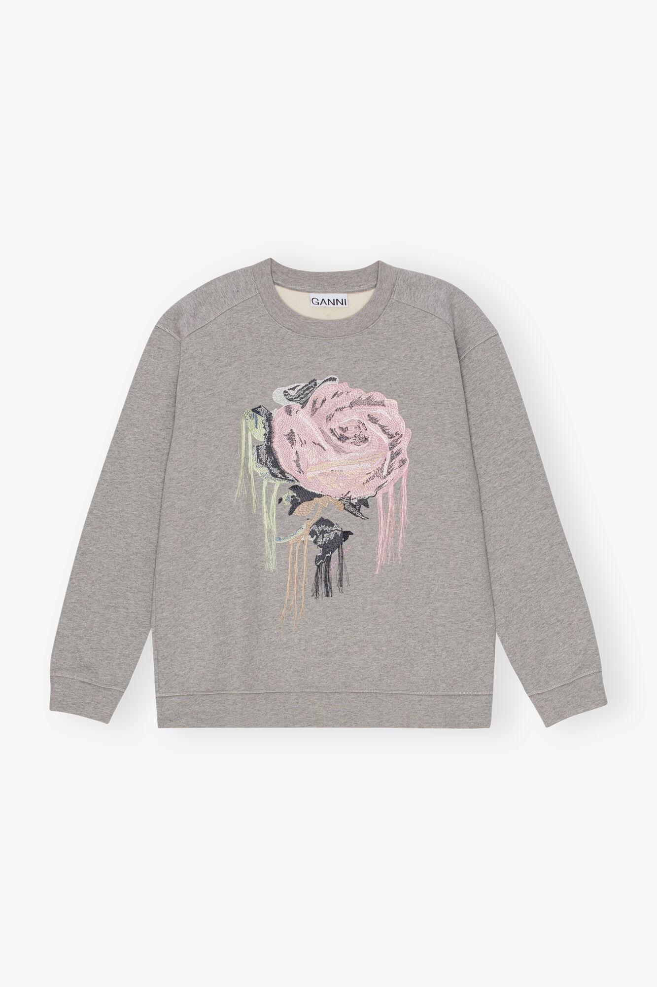 Grey Fleece Sweatshirt Product Image