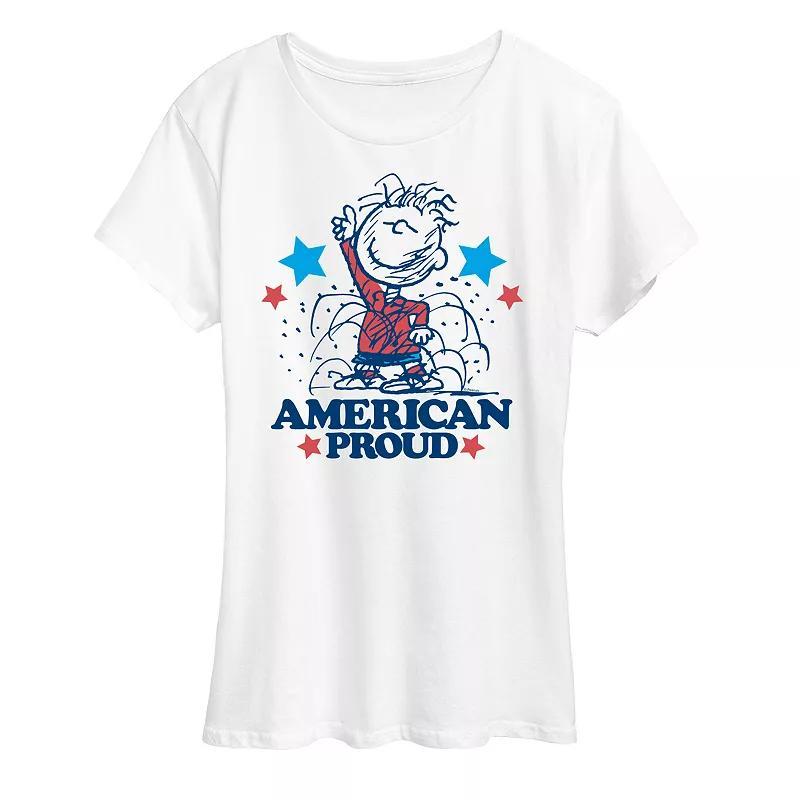 Women's Peanuts Pigpen American Proud Graphic Tee,  Product Image