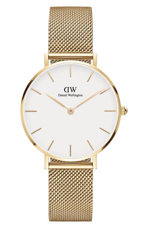 Daniel Wellington Womens Petite Melrose Rose Gold-Tone Stainless Steel Watch 32mm Product Image