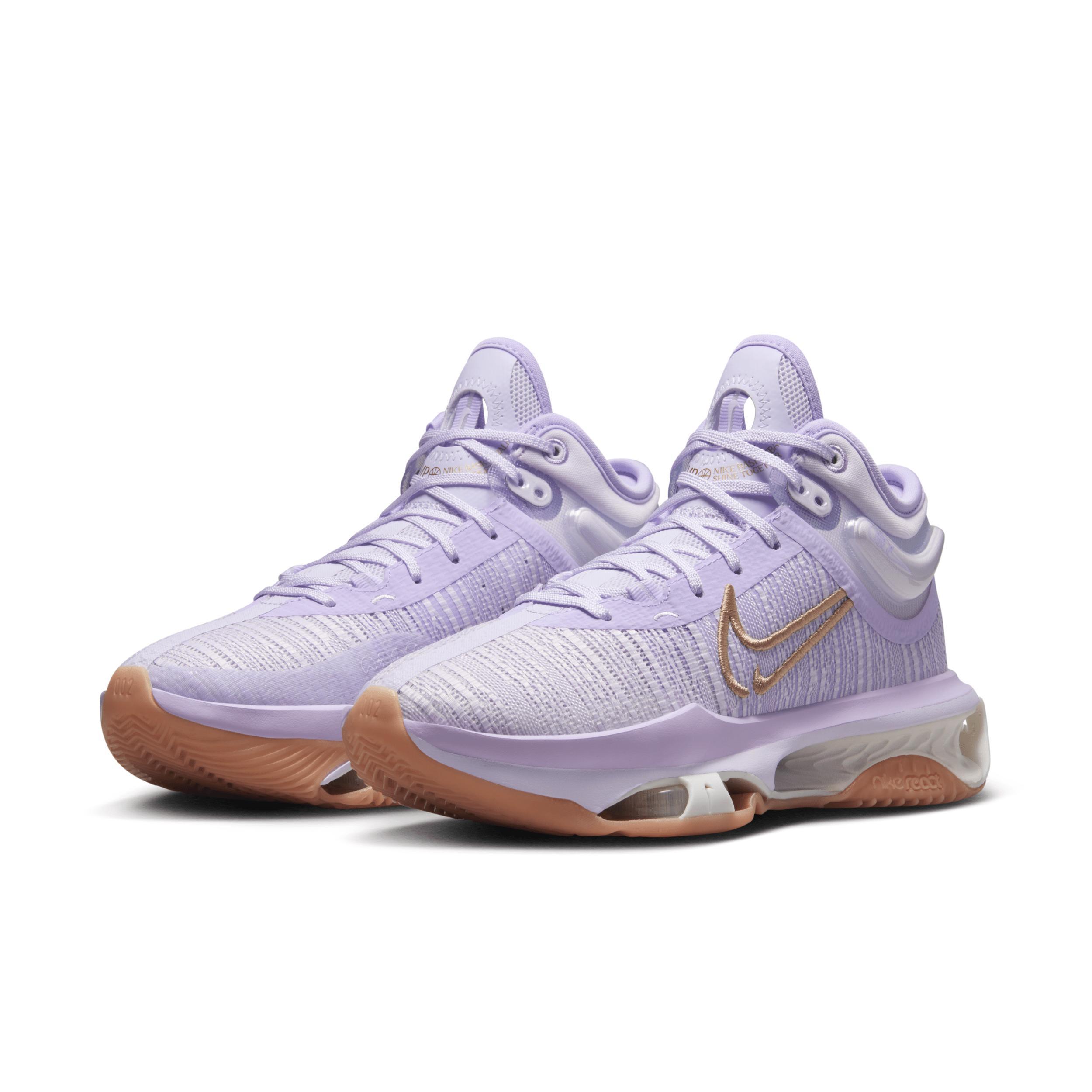 Nike Womens Air Zoom G.T. Jump 2.0 - Running Shoes Lilac Bloom/Barely Grape/Metallic Red Bronze Product Image