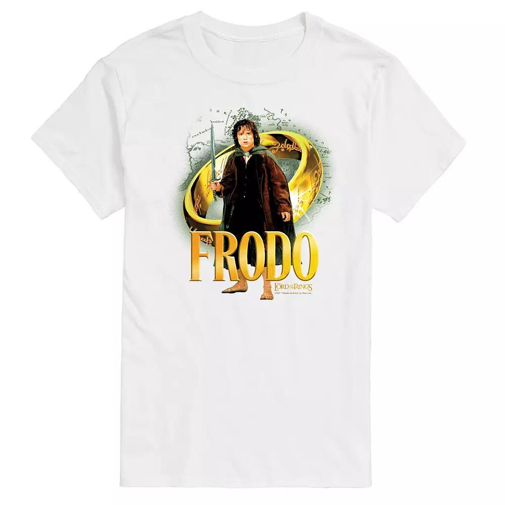 Mens The Lord Of The Rings Frodo Baggins Ring Graphic Tee Product Image