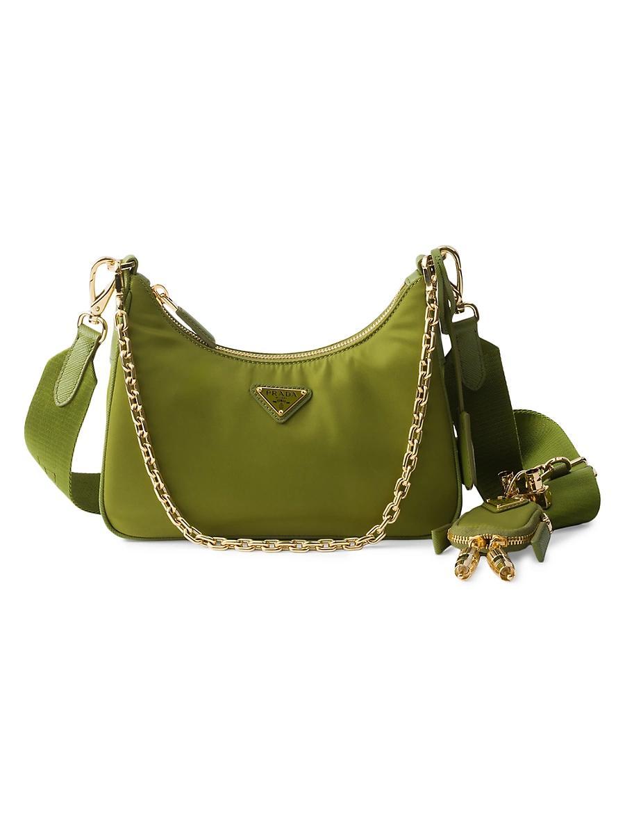 Womens Re-Edition 2005 Re-Nylon and Leather Shoulder Bag Product Image