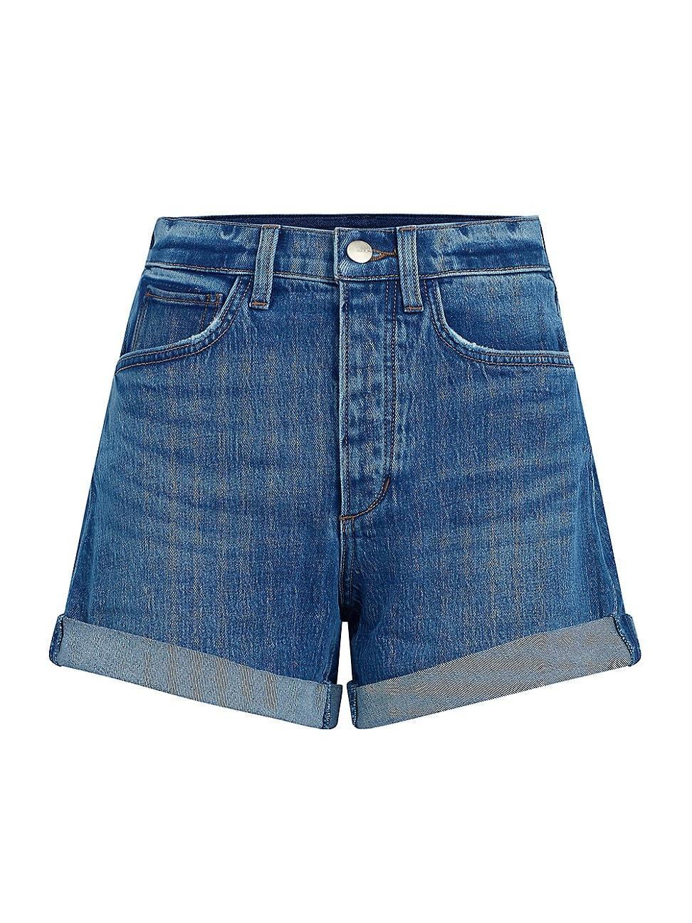 Womens Alex Rolled Denim Shorts Product Image