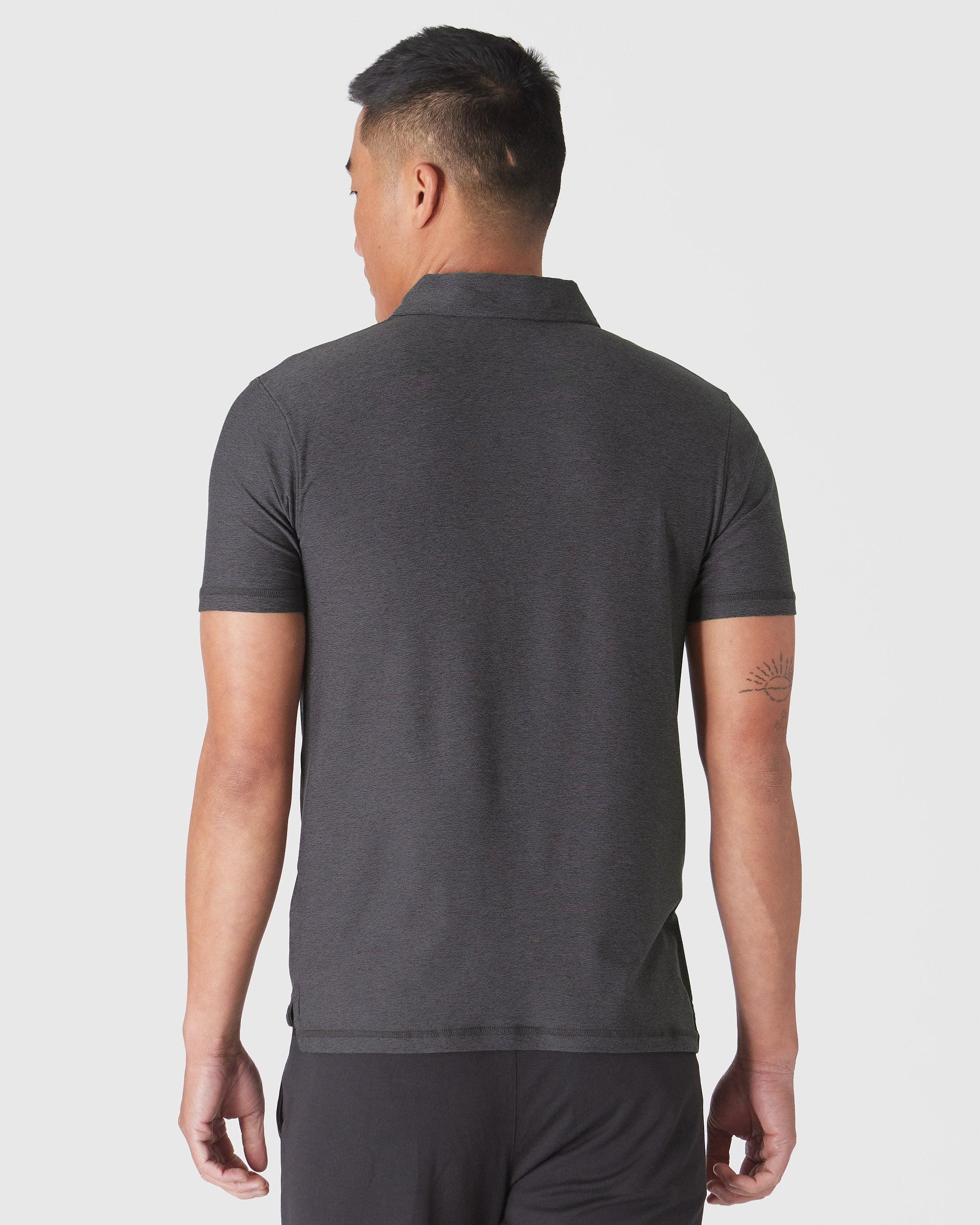 Dark Heather Tempest Active Polo 2.0 Product Image