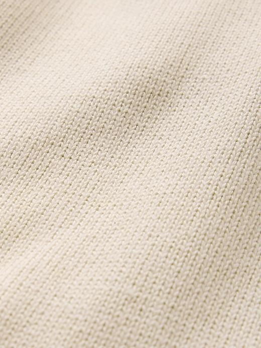 100% Cotton Relaxed Sweater Pants Product Image