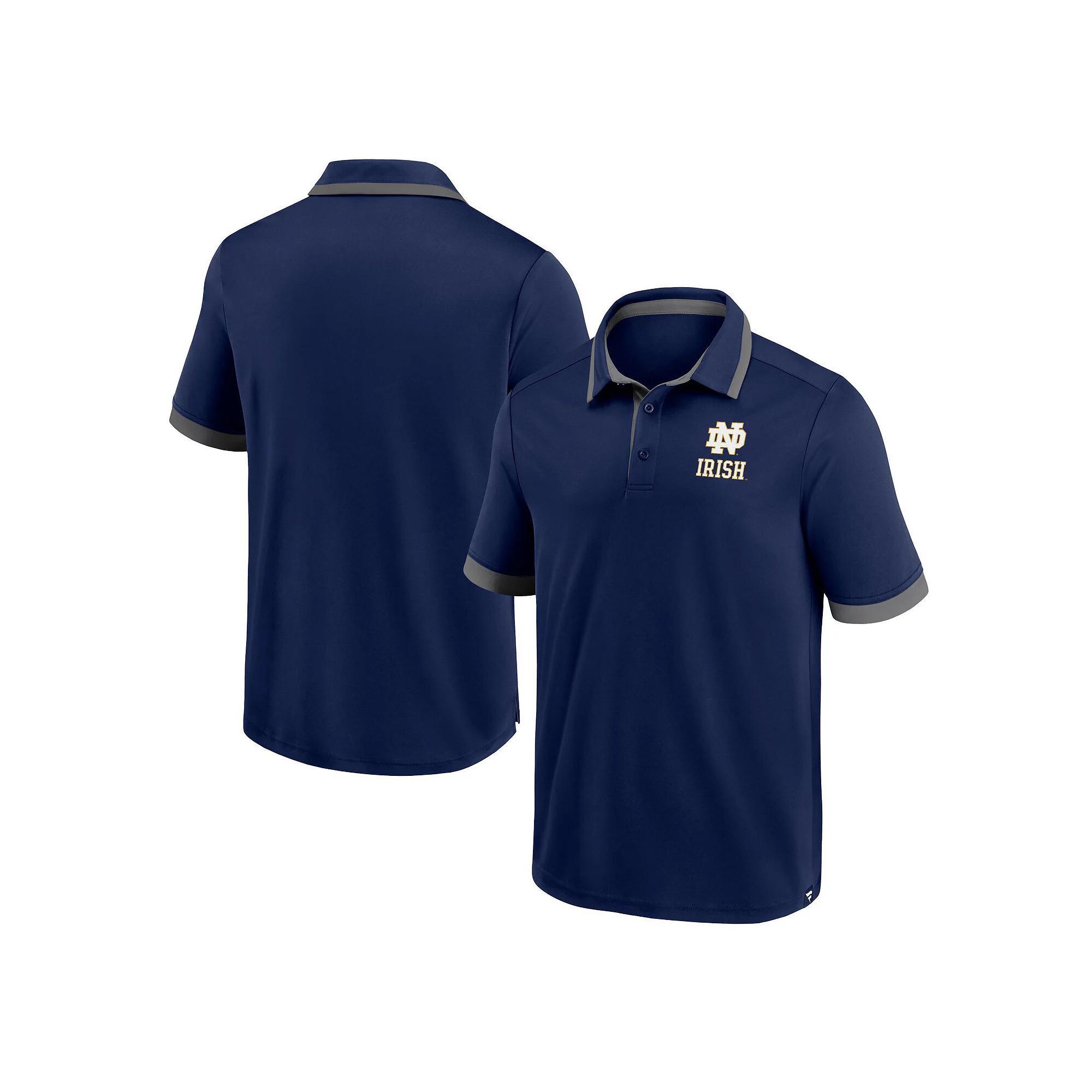 Men's Fanatics Branded Navy Notre Dame Fighting Irish Color Block Polo, Size: Small, Blue Product Image