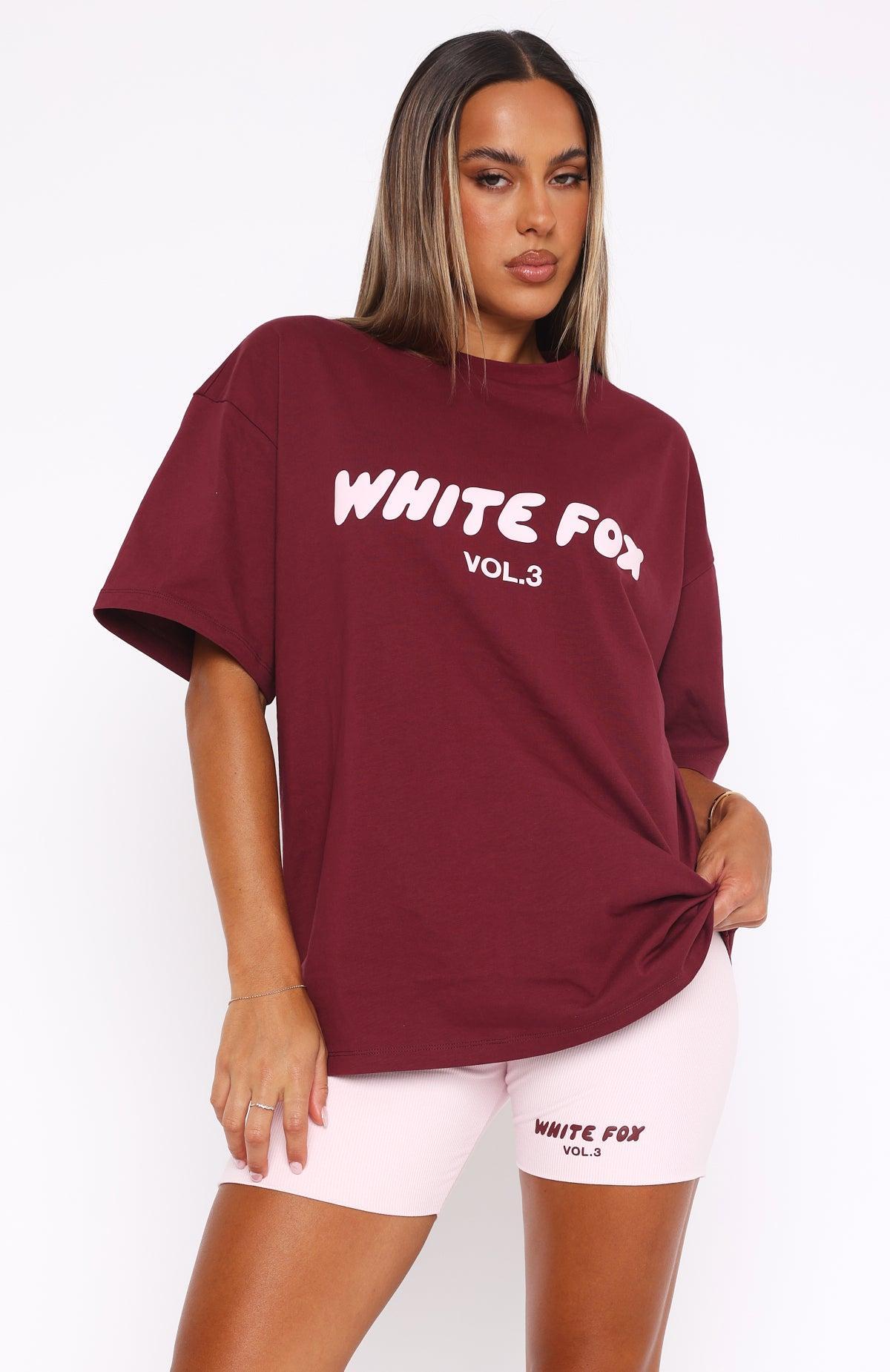 Offstage Oversized Tee Red Velvet Product Image