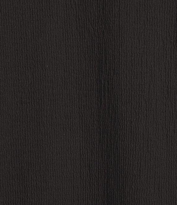 Eileen Fisher Organic Cotton Blend Crinkle Jersey V-Neck Short Sleeve Top Product Image