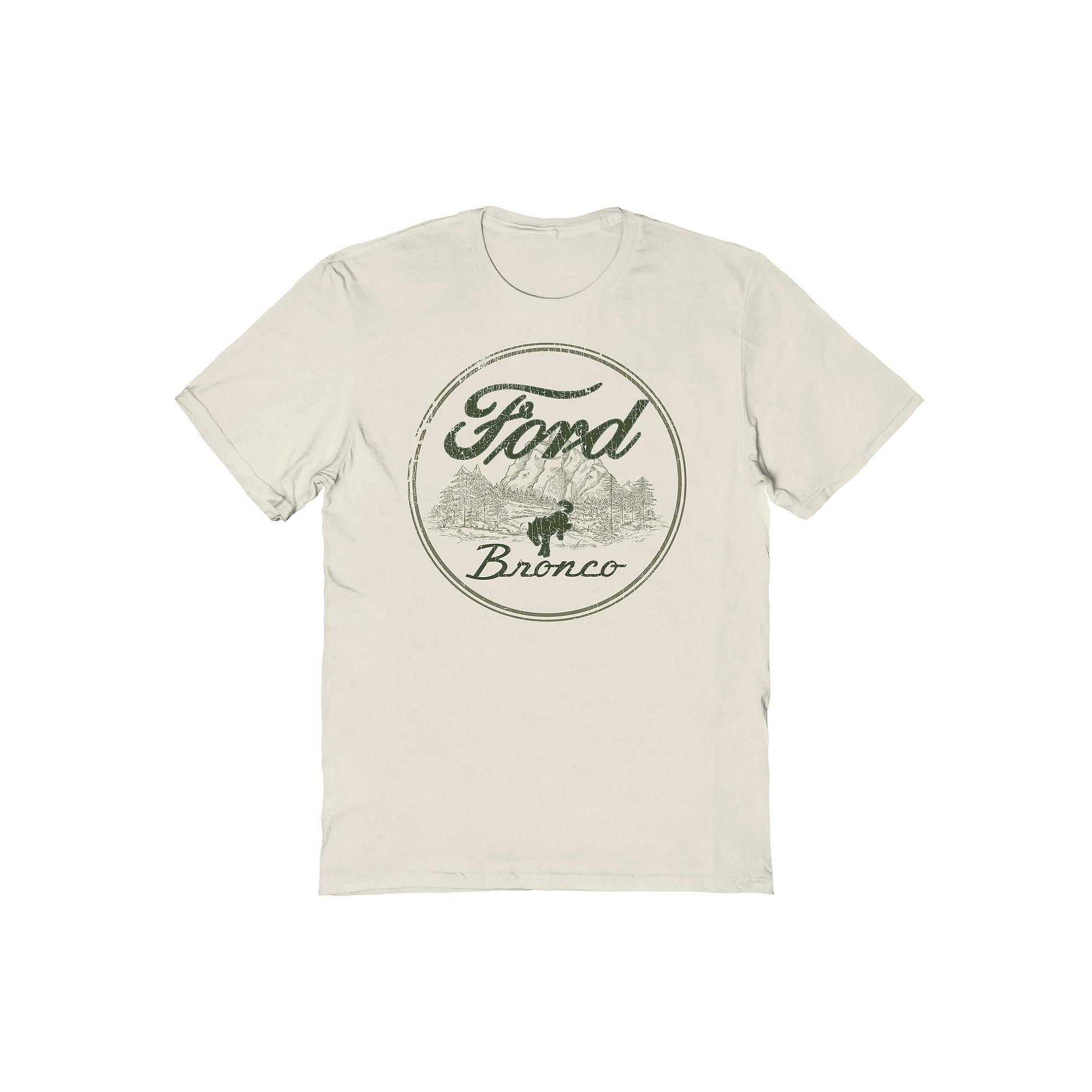 Men's Ford Bronco Graphic Tee, Size: Large, Natural Product Image