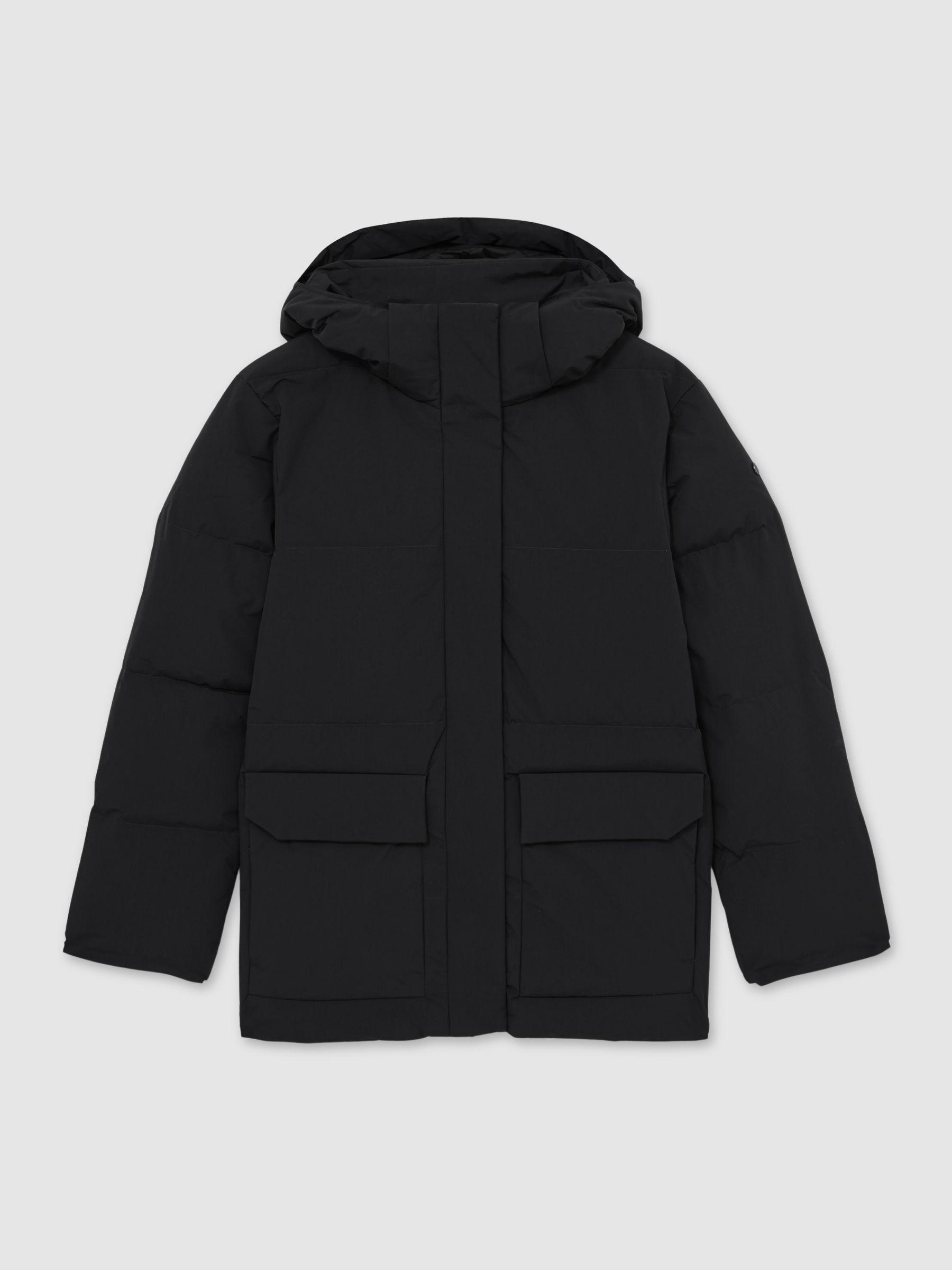Scandinavian Edition Padded Parka Coat in Black Product Image