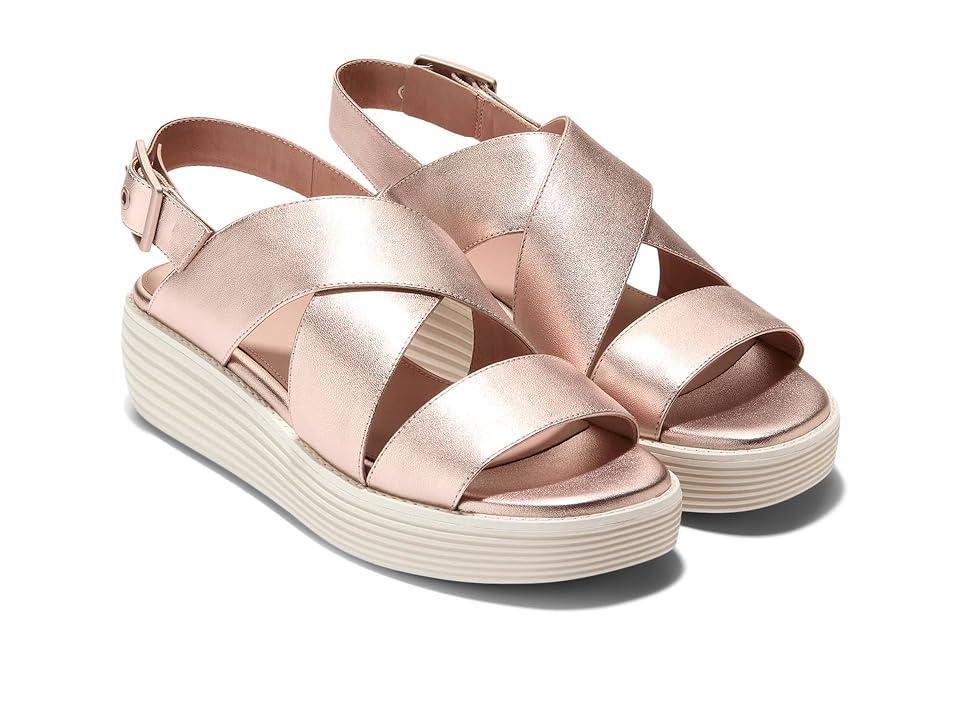 Cole Haan Originalgrand Platform Sandal (Rose Gold Talca/Ivory) Women's Sandals Product Image