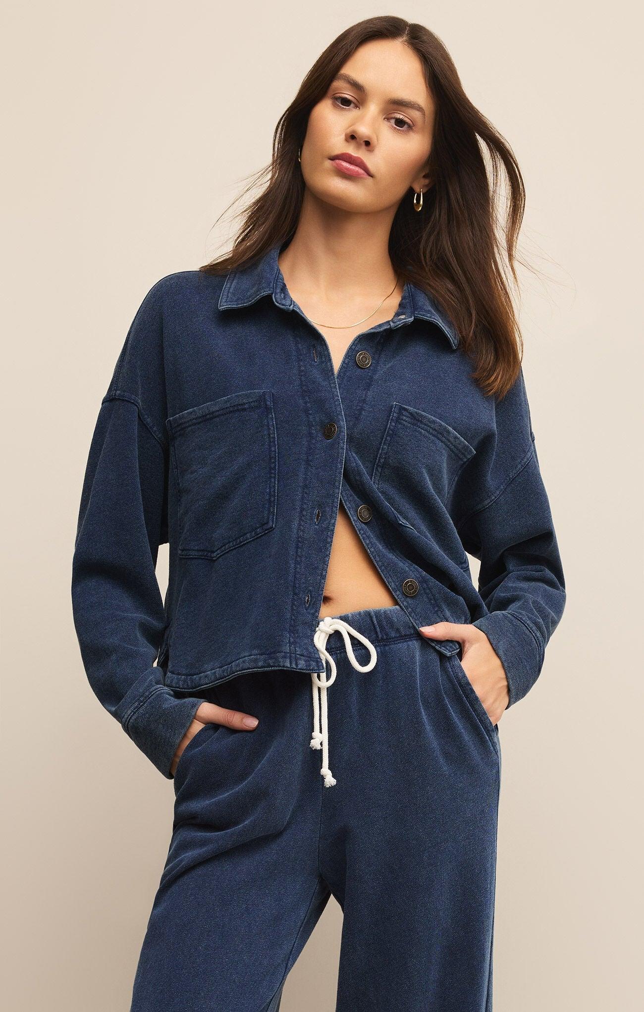 All Day Cropped Knit Jacket Product Image