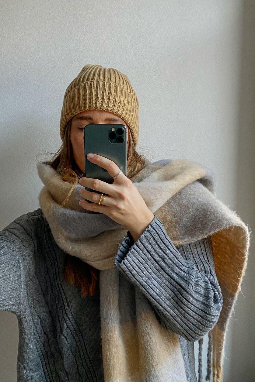 Basic Knitted Beanie Product Image