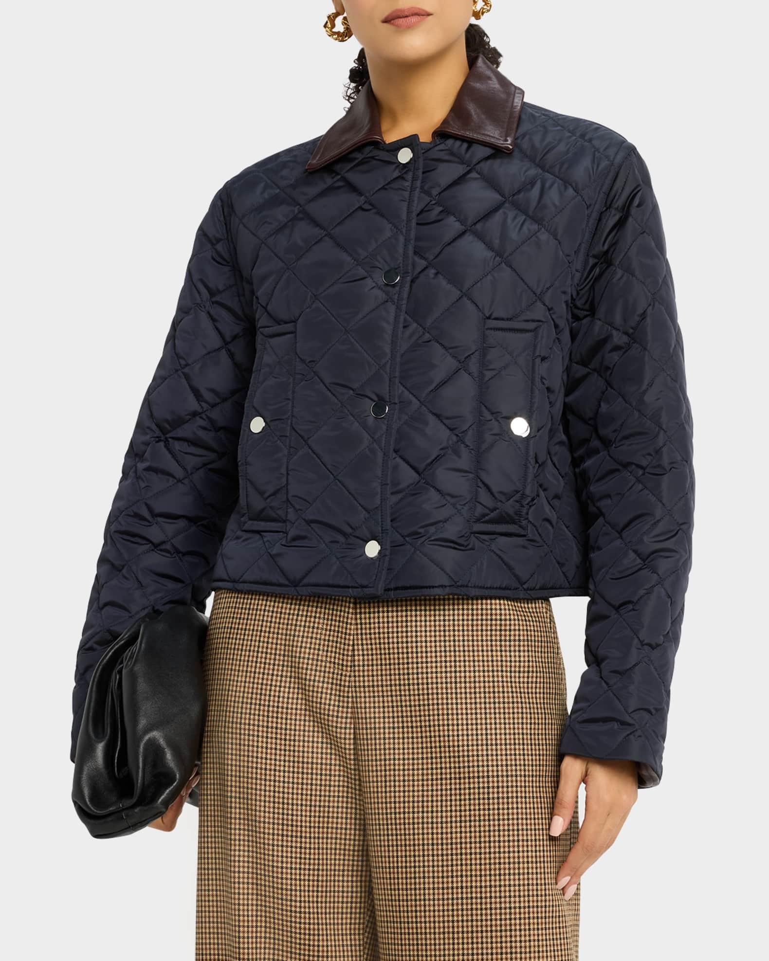 Henri Quilted Contrast Collar Jacket Product Image