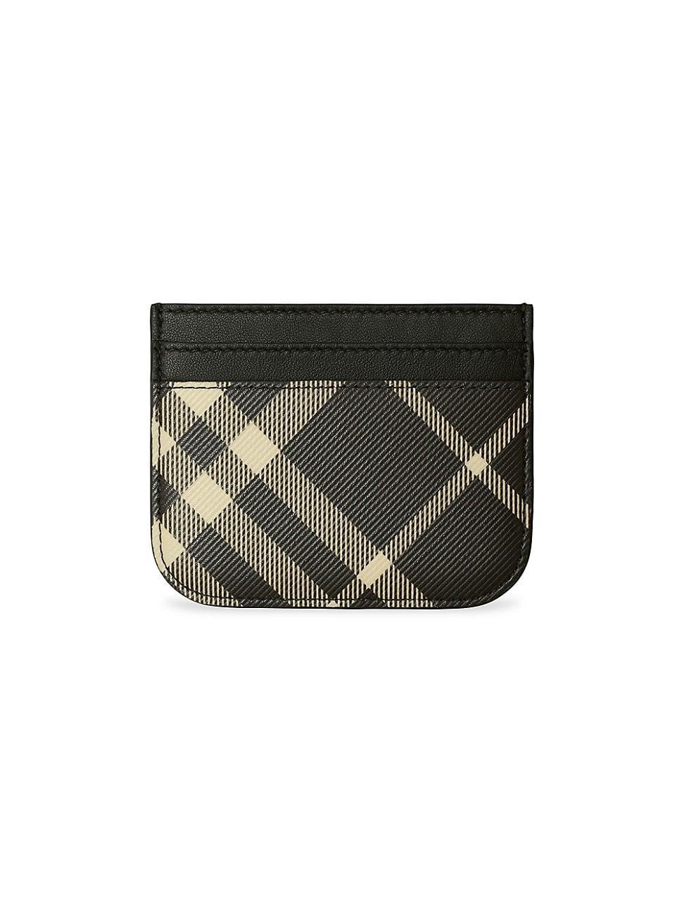 Womens Check Card Case Product Image