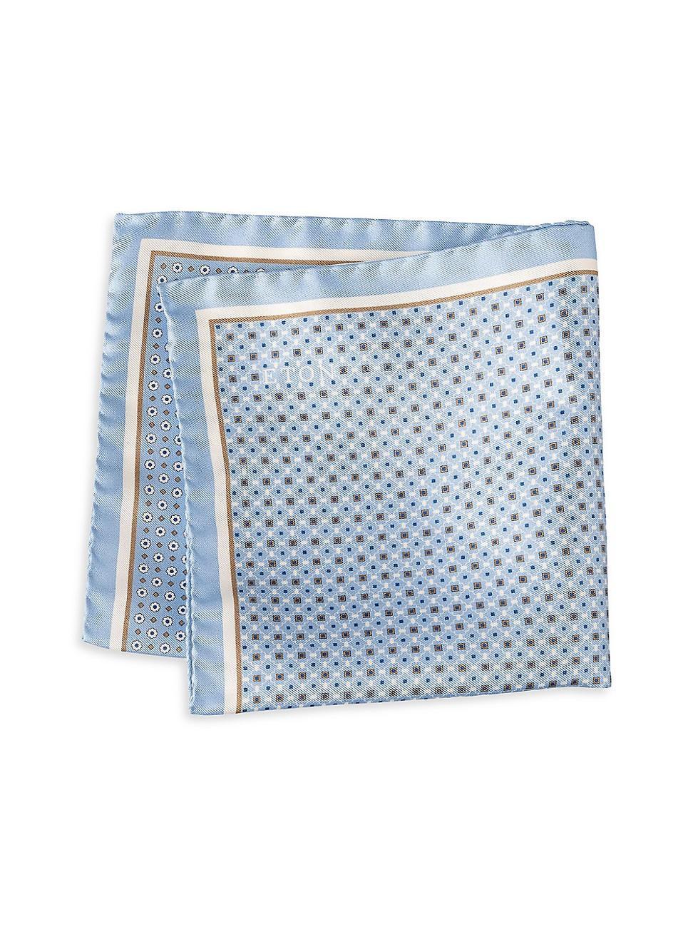 Mens Four-Sided Silk Pocket Square Product Image