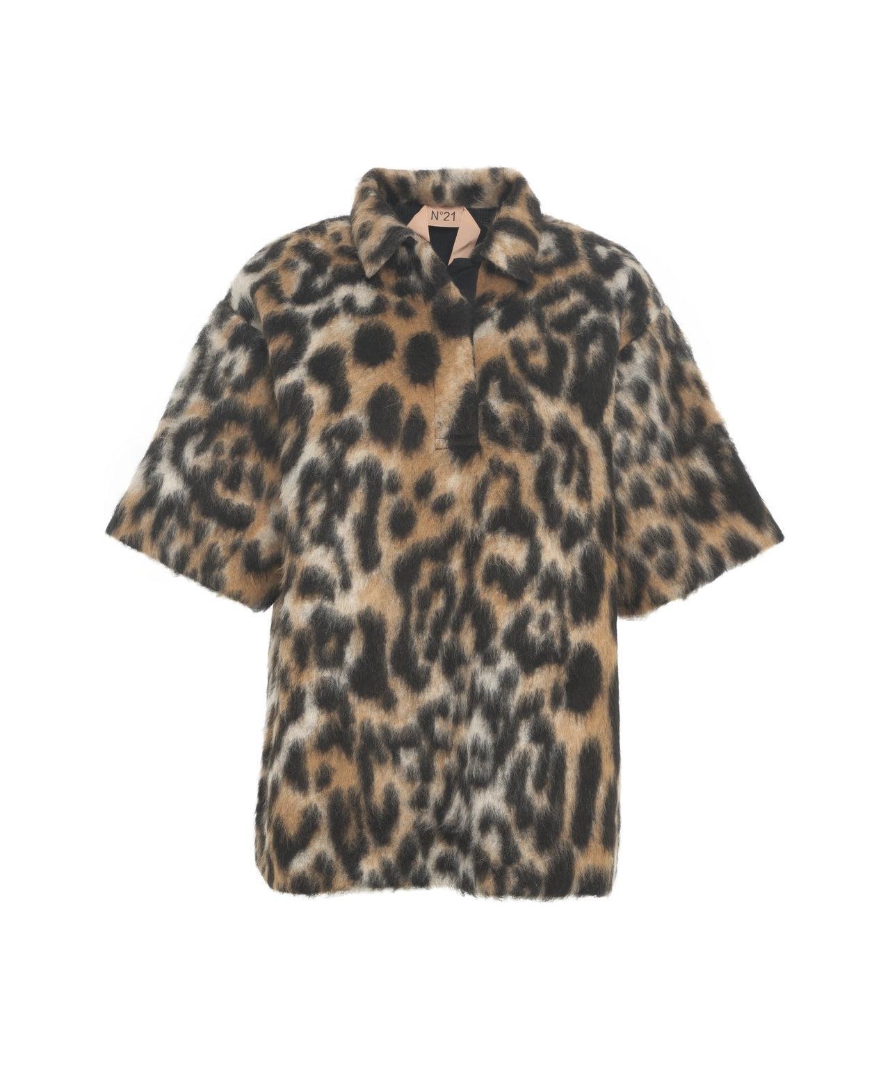 Jacket with animal print Product Image