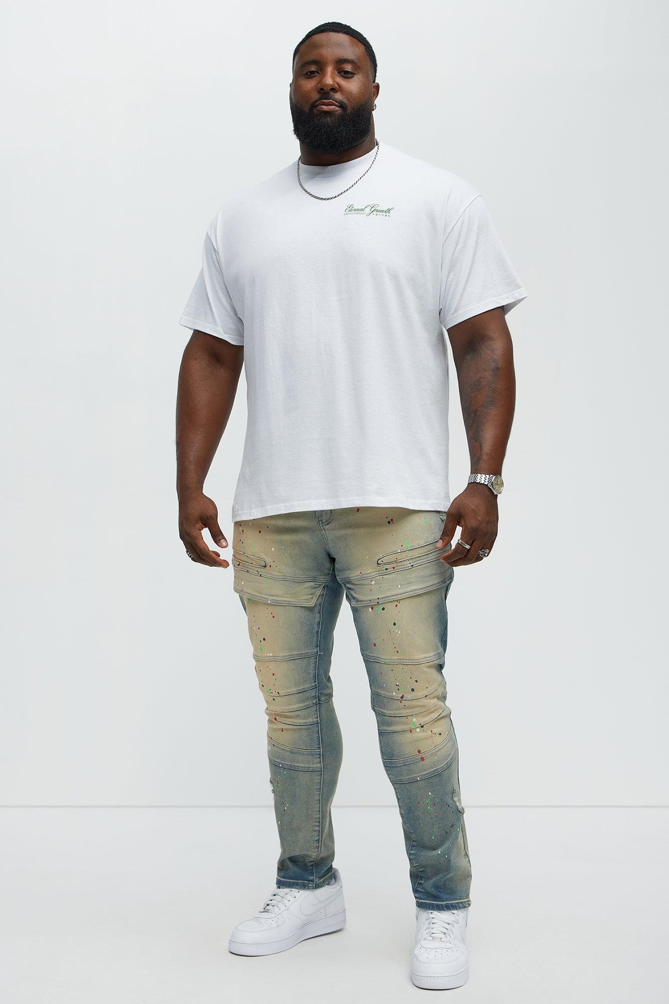 Eternal Growth Short Sleeve Tee - White Male Product Image