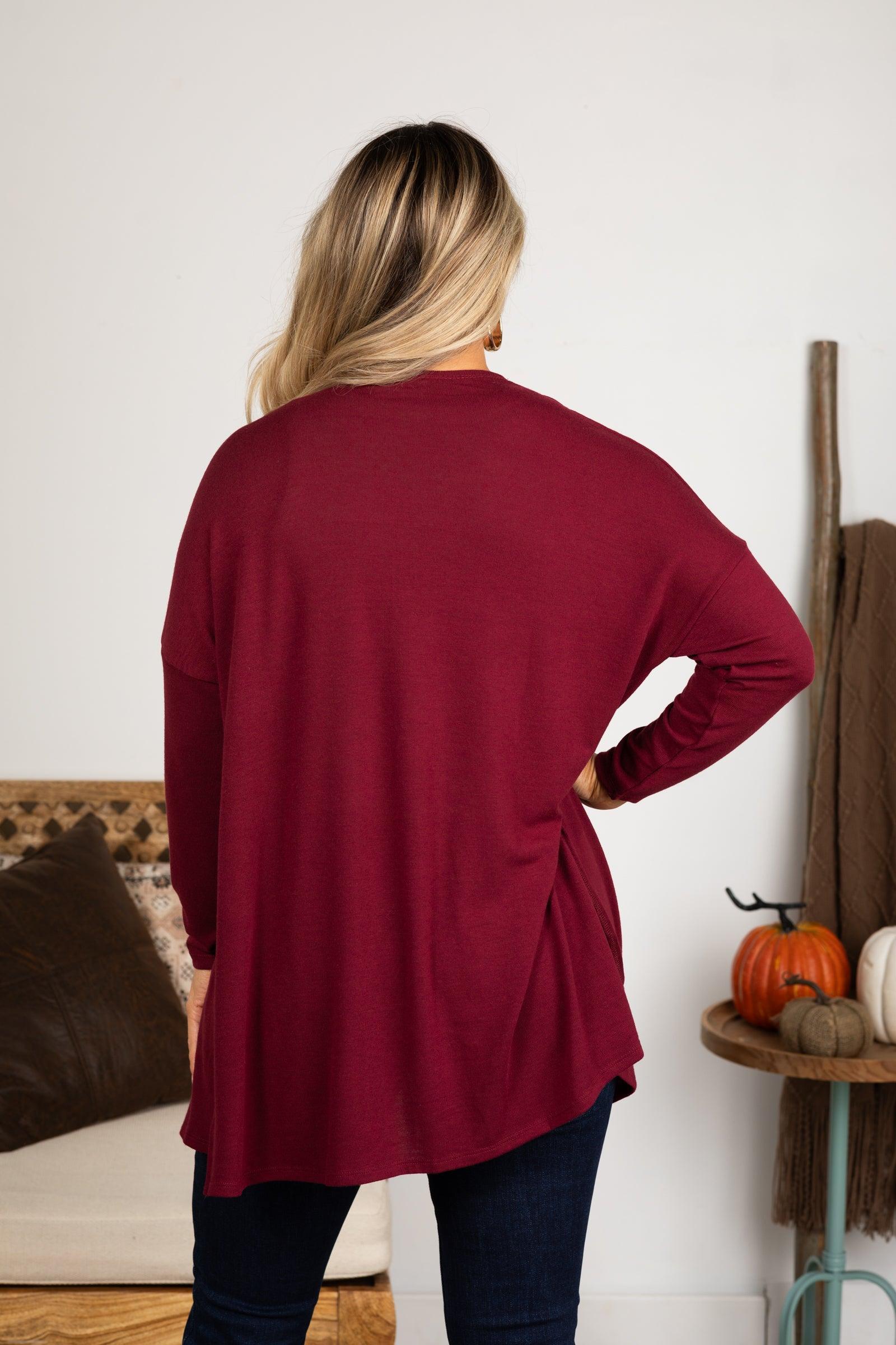 Solid Open Knit Cardigan Product Image