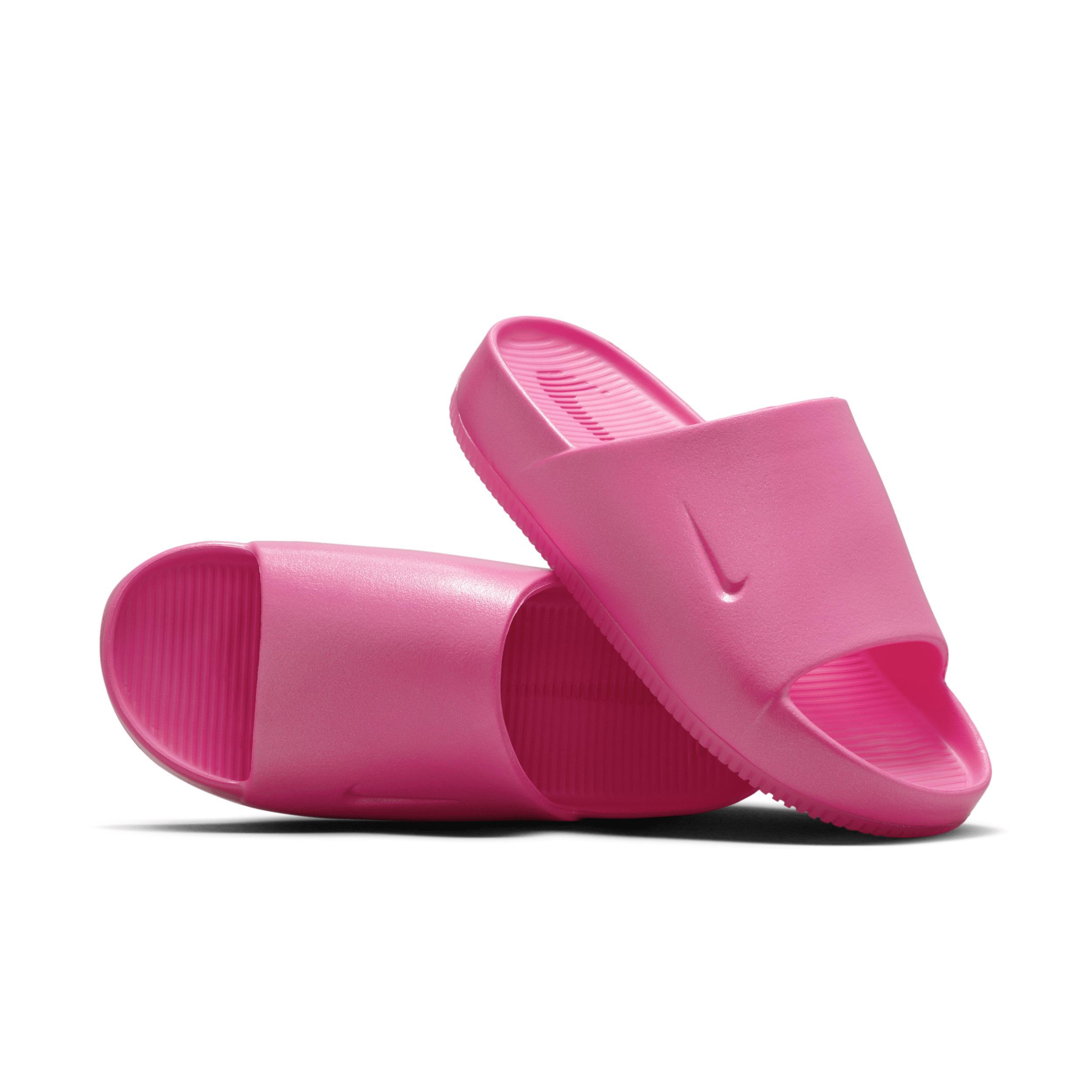 Nike Womens Nike Calm Slide SE - Womens Shoes Hyper Pink/Hyper Pink Product Image