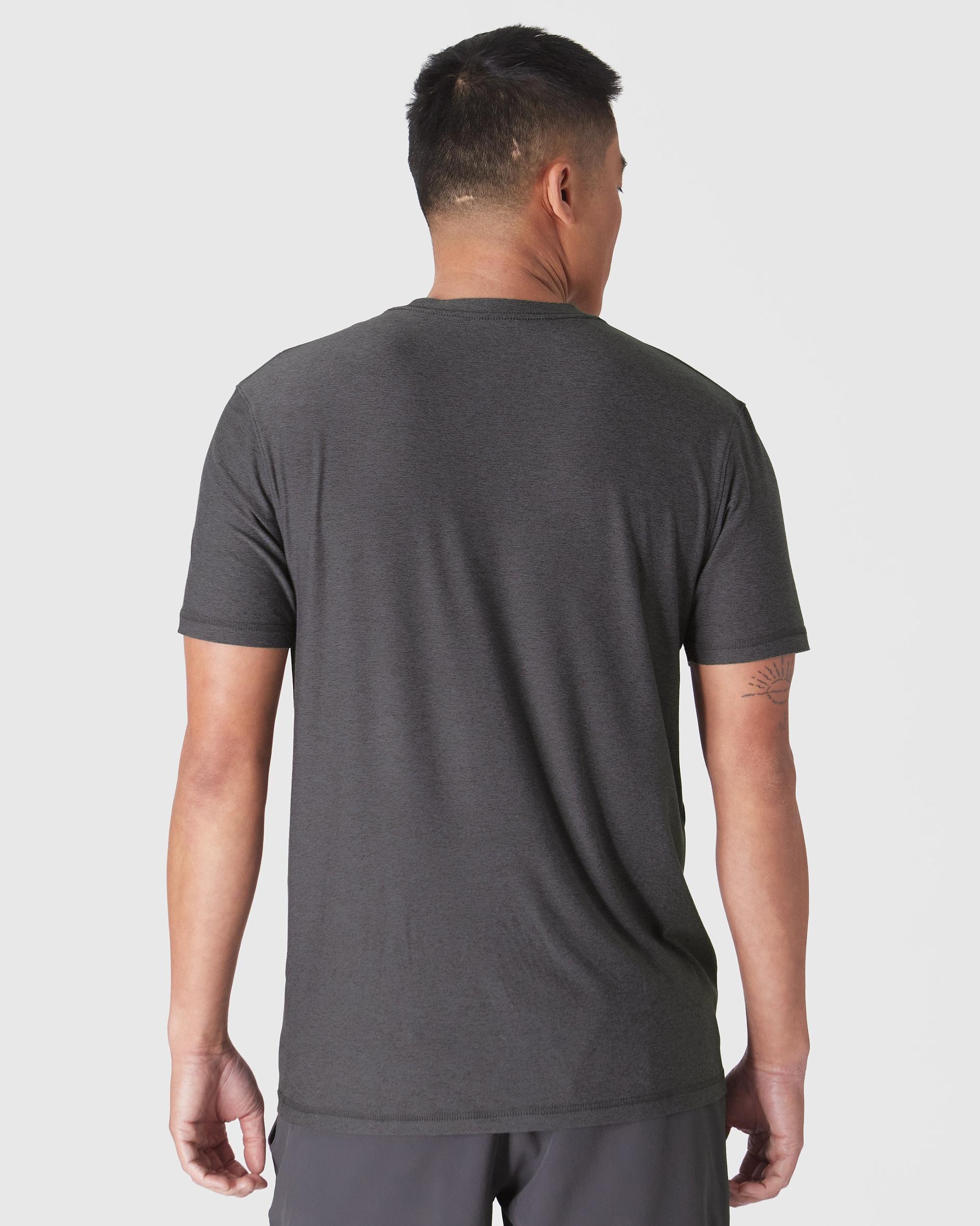 Dark Heather Tempest Active Crew Neck Tee Product Image
