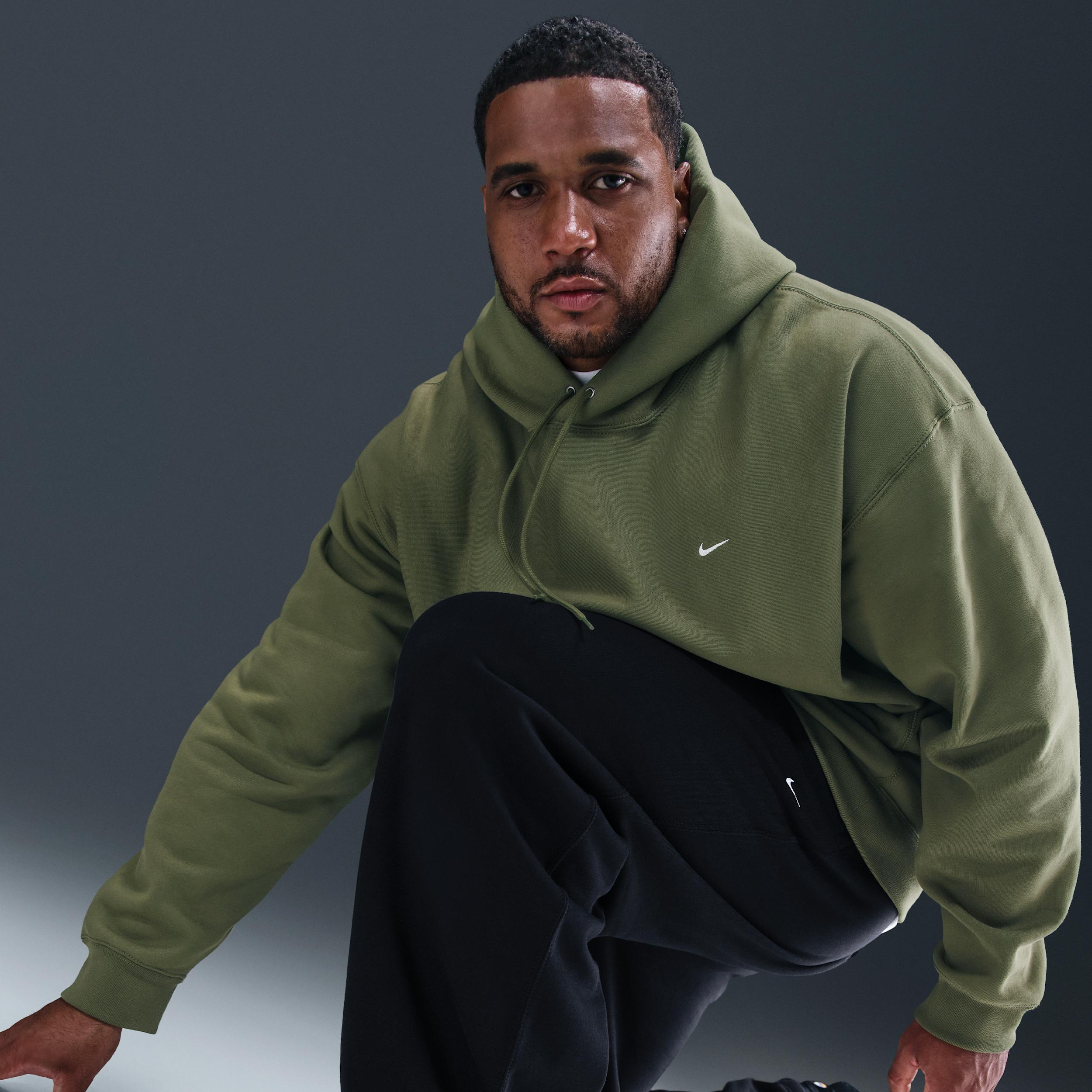 Nike Mens Solo Swoosh Pullover Hoodie | HV1082-010 Product Image