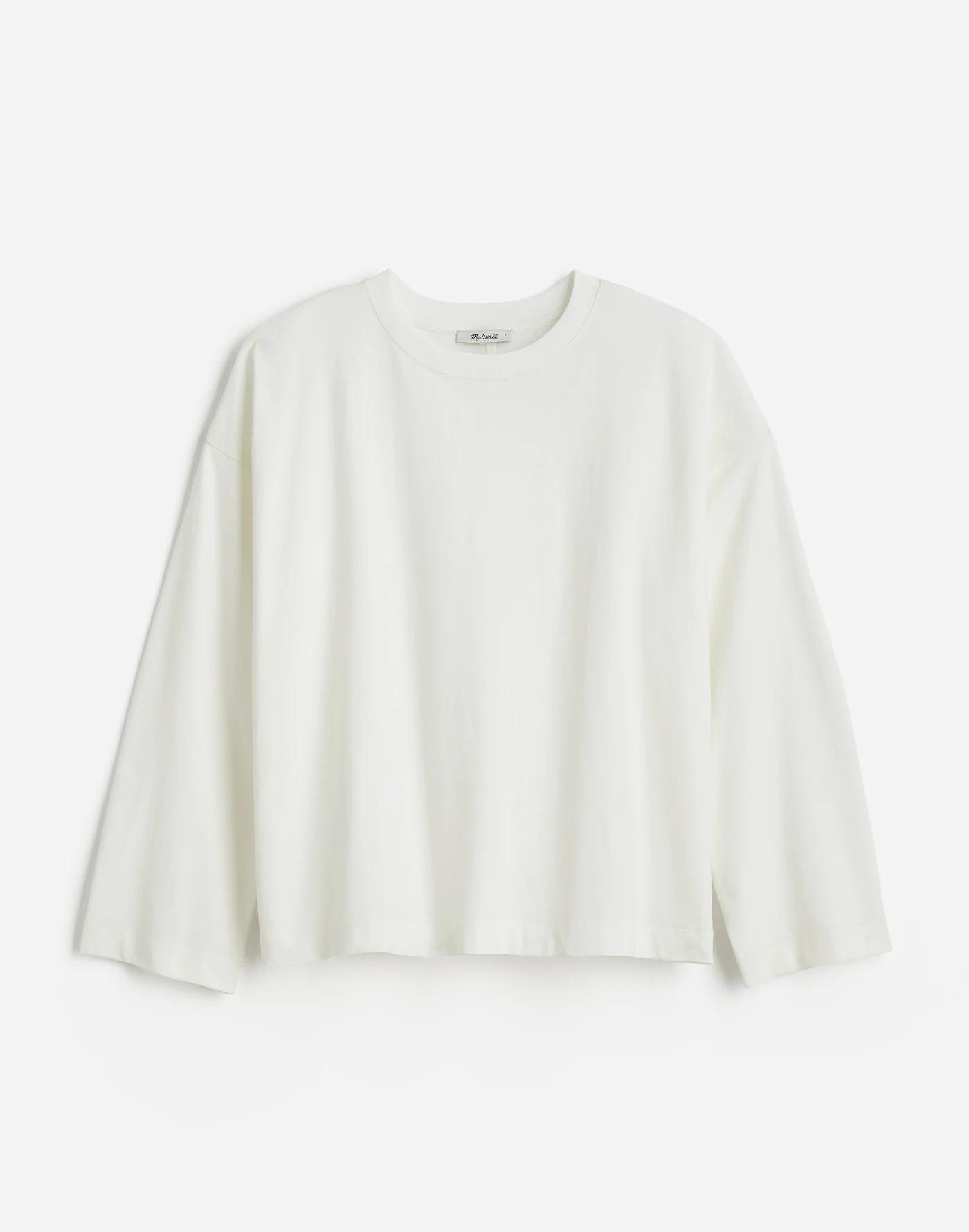 Easy Crewneck Long-Sleeve Tee Product Image