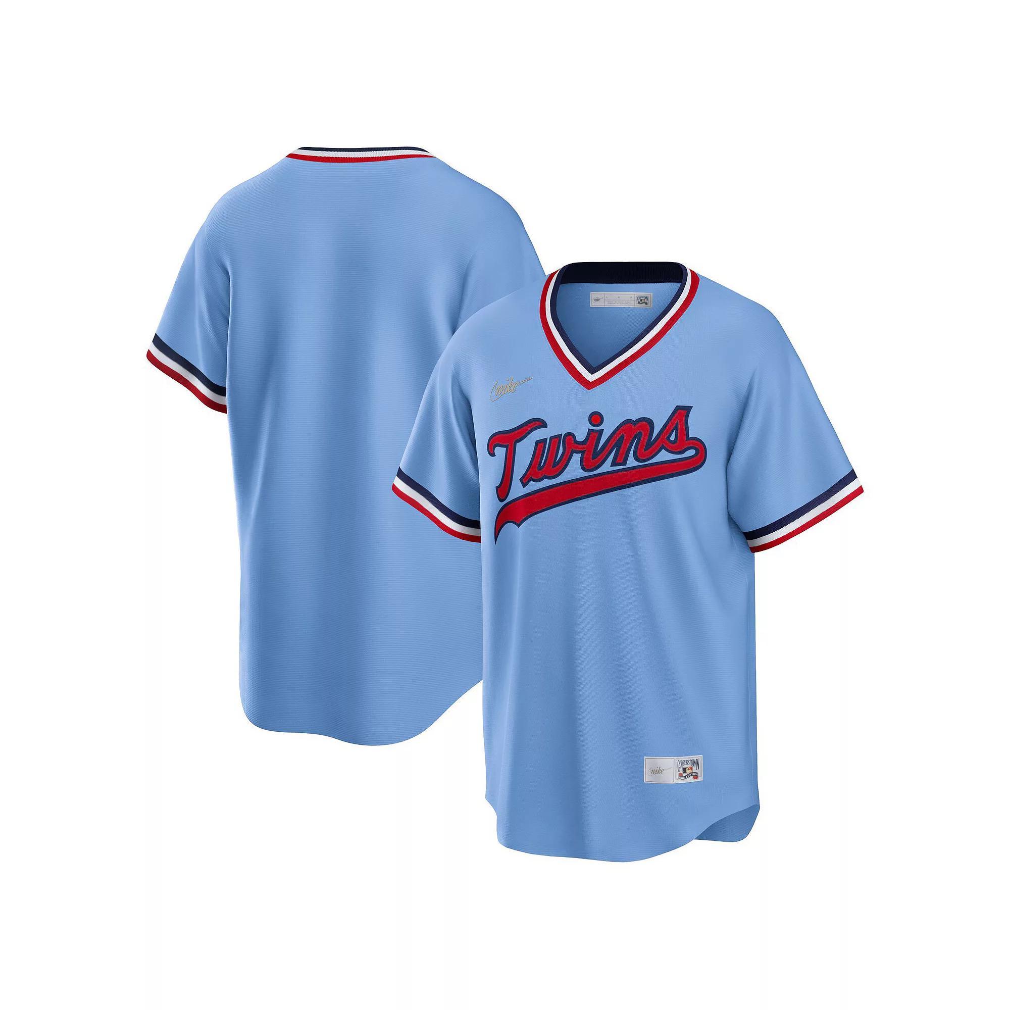 Men's Nike Light Blue Minnesota Twins Road Cooperstown Collection Team Jersey,  Product Image
