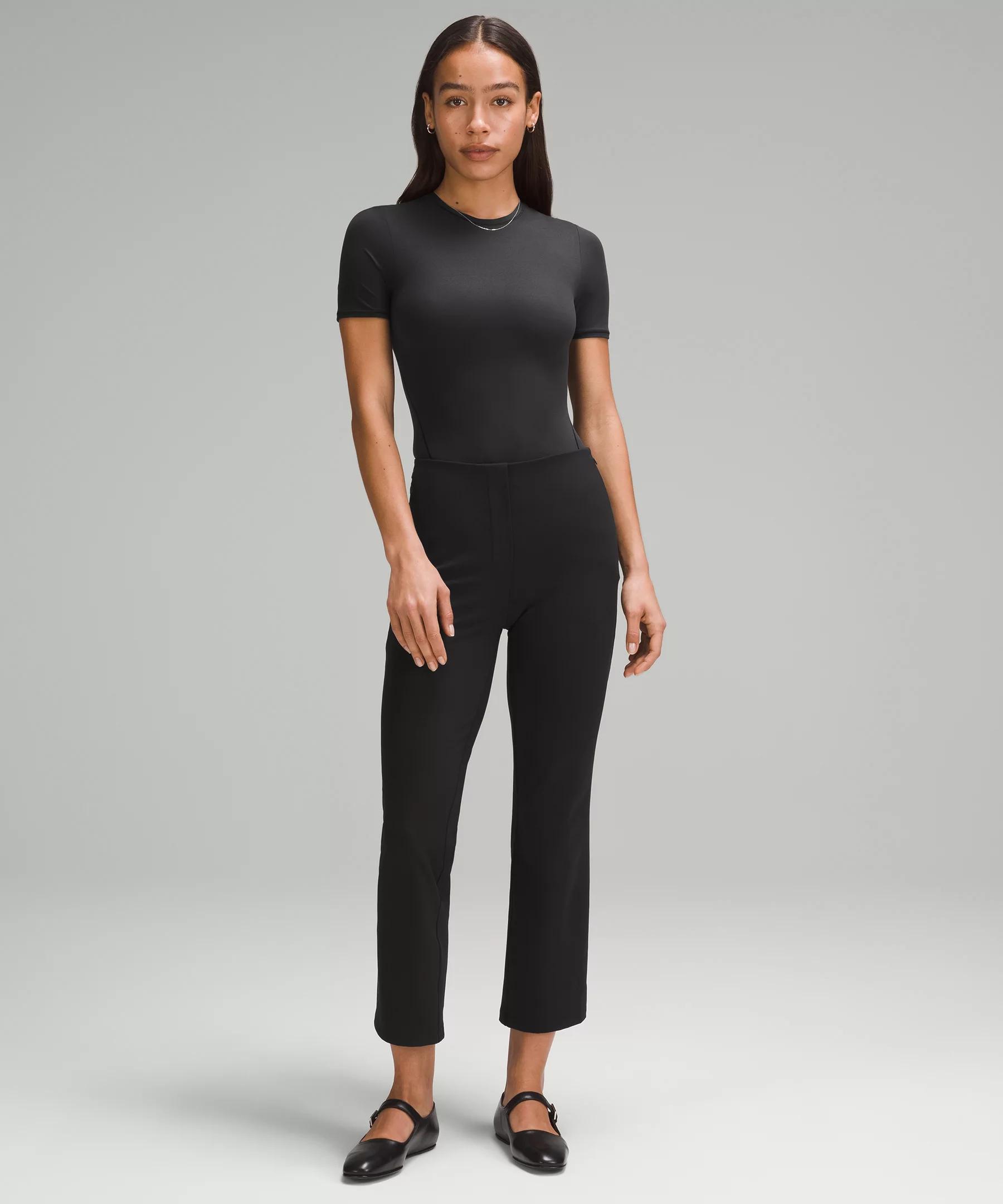 Smooth Fit Pull-On High-Rise Cropped Pant Product Image