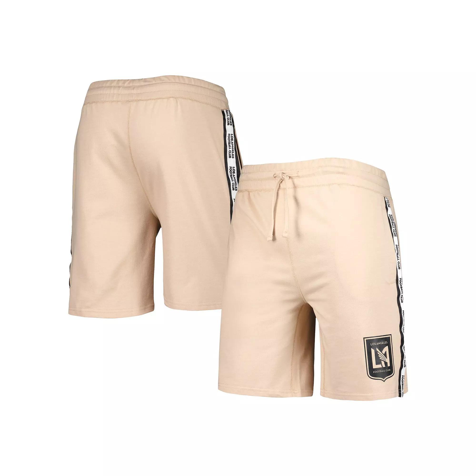 Men's Concepts Sport  Tan LAFC Team Stripe Shorts, Size: Large, Lfc Team Product Image