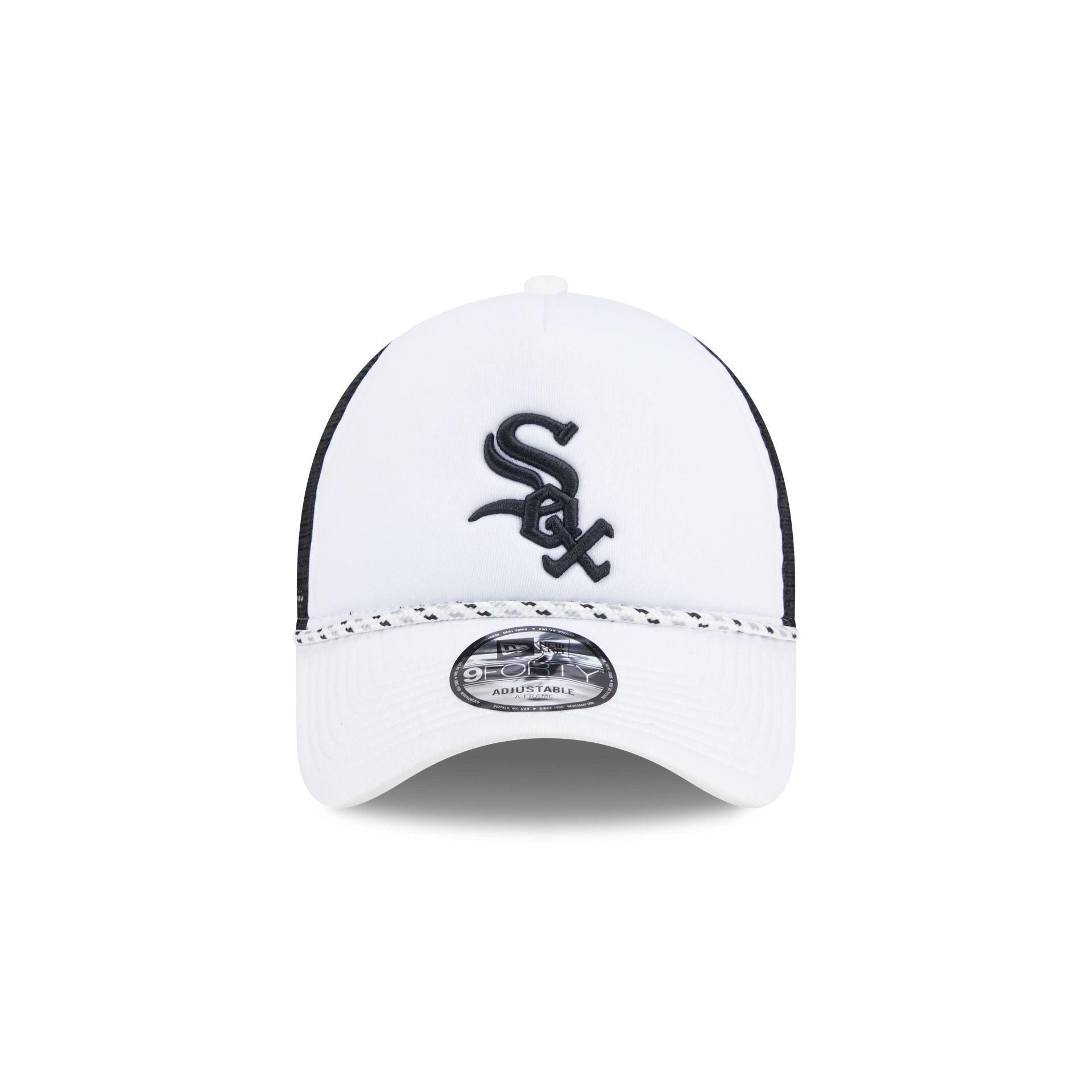 Chicago White Sox Court Sport 9FORTY A-Frame Trucker Hat Male Product Image