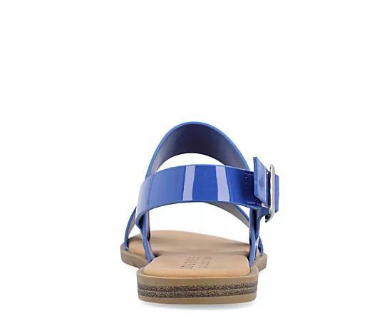 Journee Women's Lavine Sandals, Size: 6.5, Royal Blue Product Image