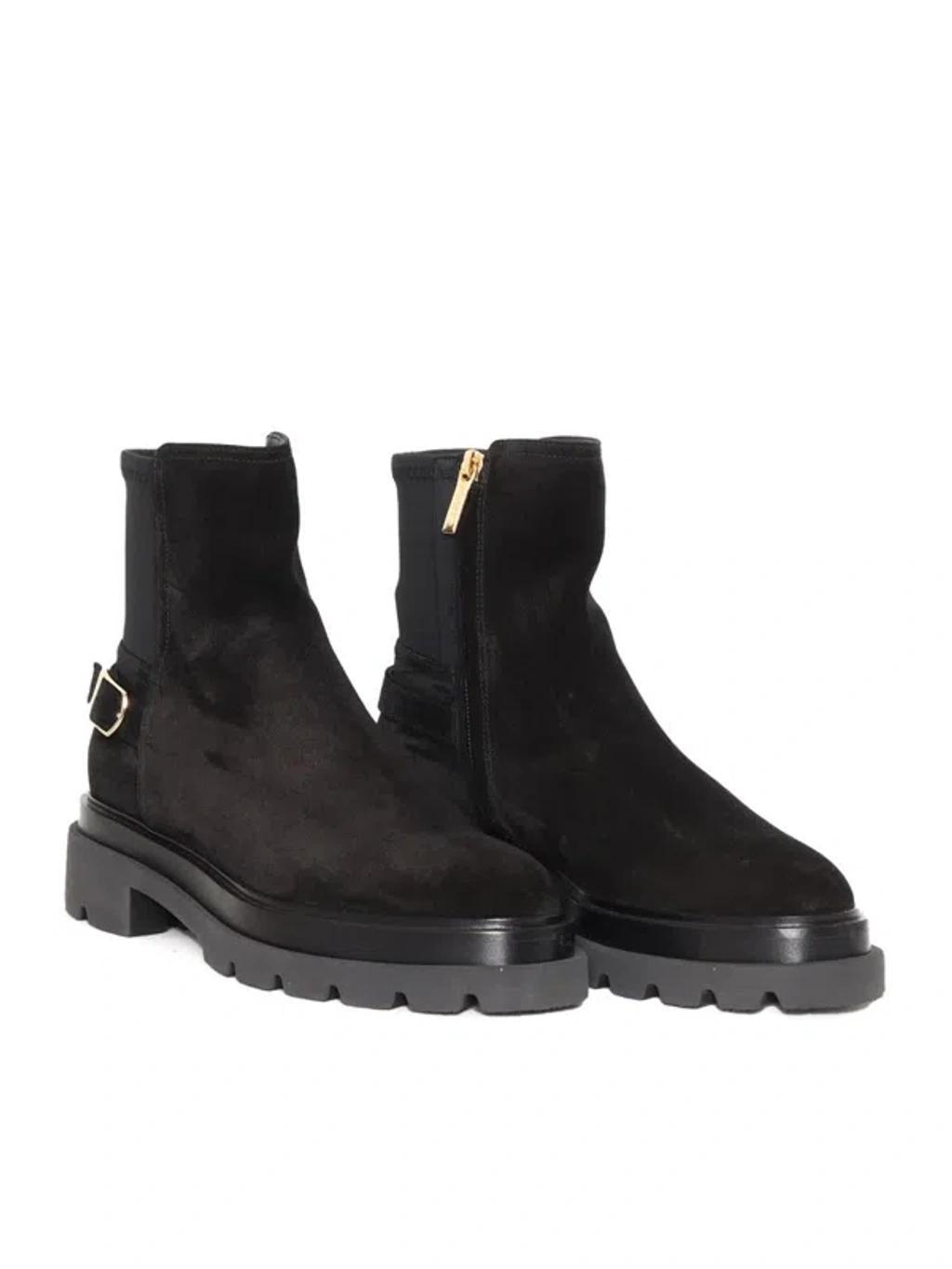 SANTONI Erin Ankle Boots Black In Schwarz Product Image