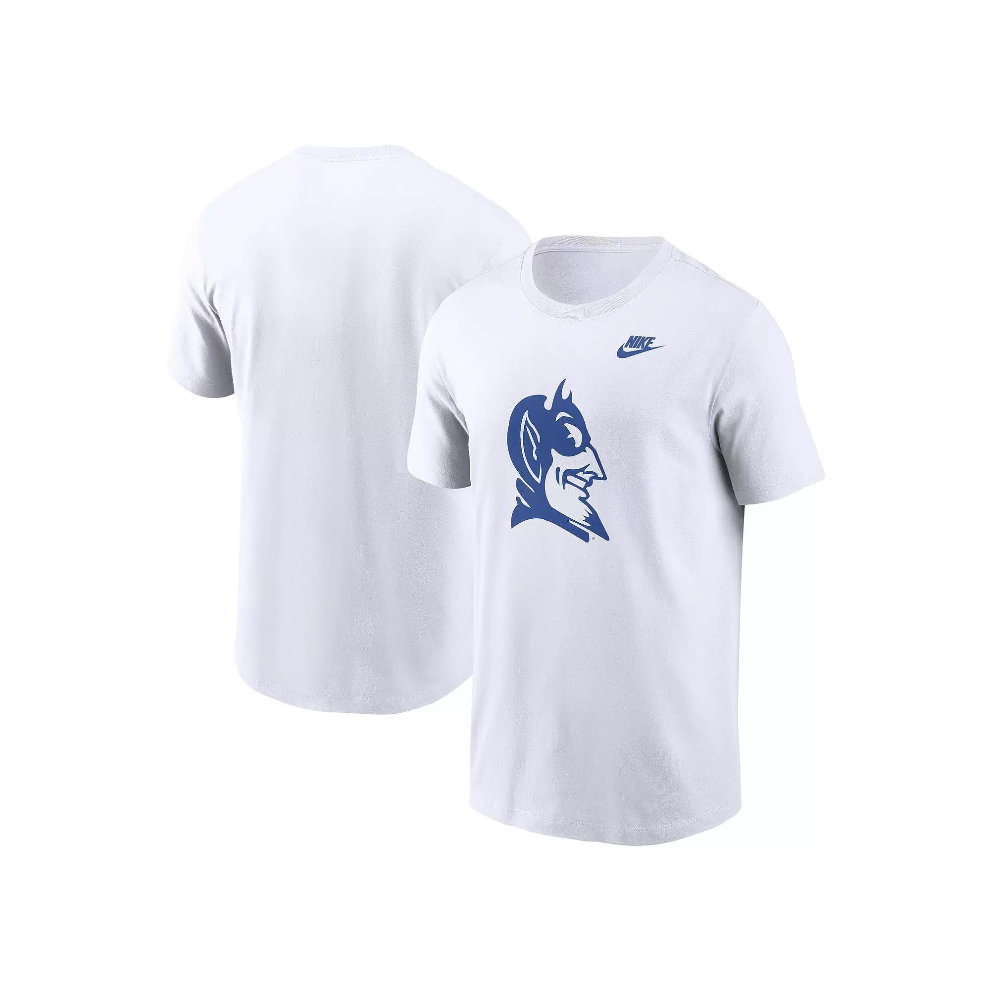 Men's Nike White Duke Blue Devils Legacy Alternate Logo T-Shirt,  Product Image