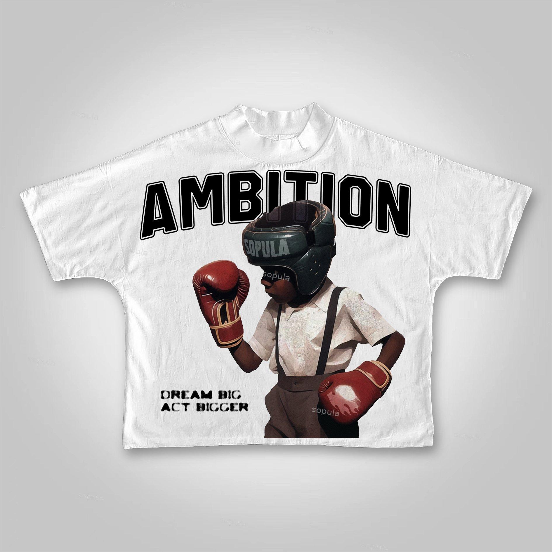 Sopula Boxer Follow Your Dream Retro Make Vintage Graphic Cropped T-shirt Product Image