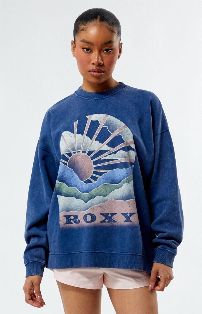 Roxy Juniors Lineup Oversized Crew Product Image