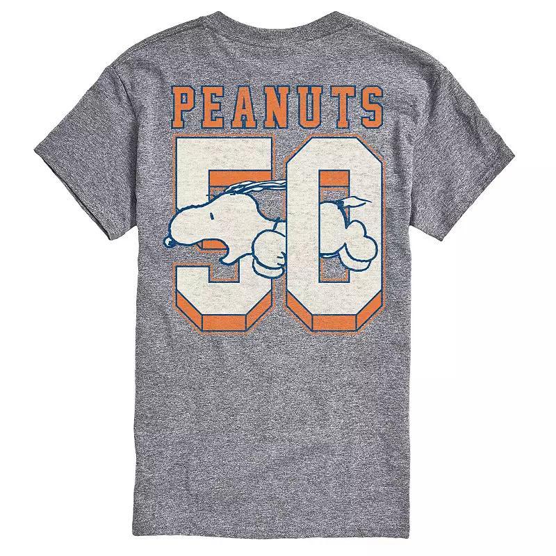 Men's Peanuts Snoopy Varsity Vintage Est. 50 Graphic Tee,  Product Image