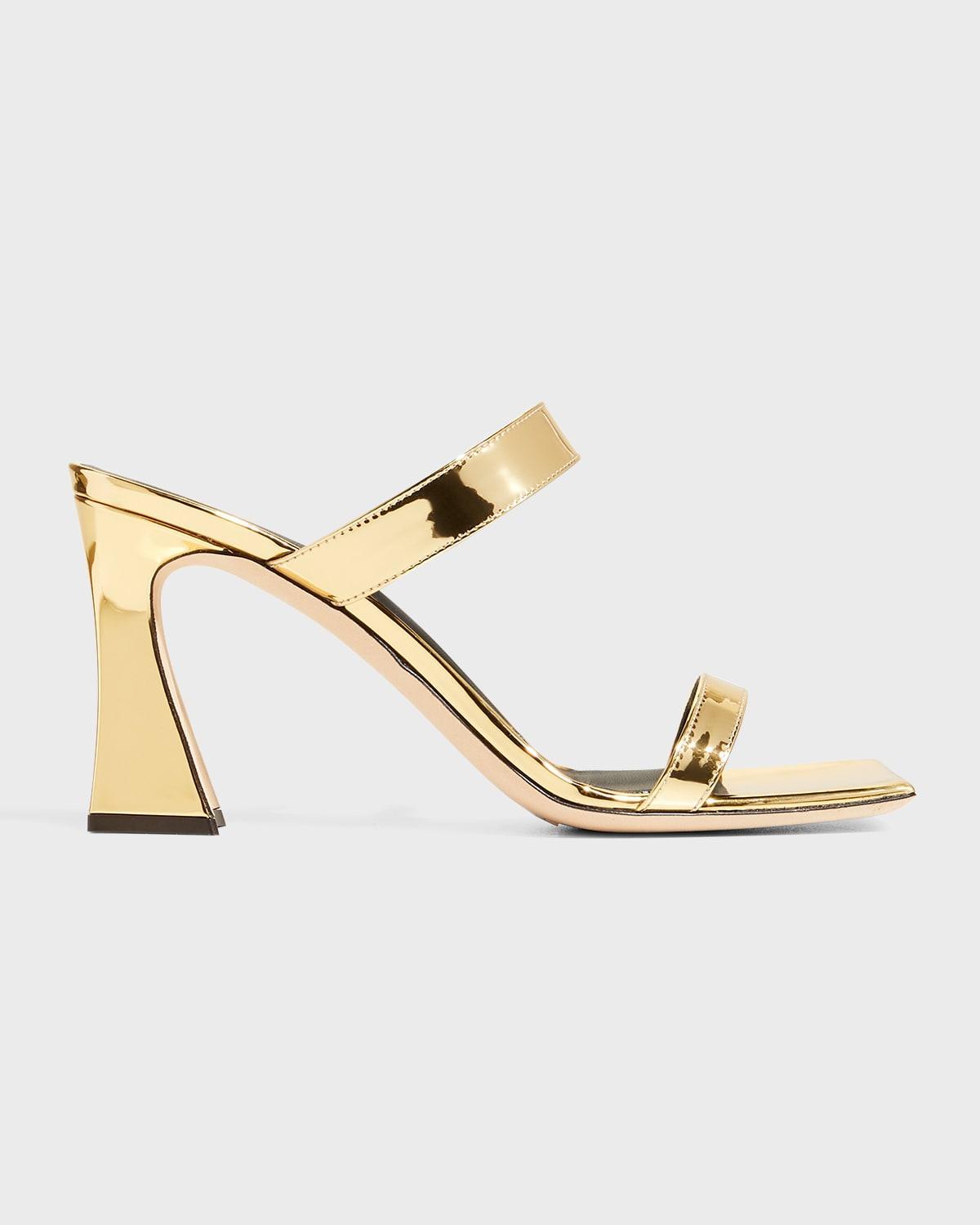 Giuseppe Zanotti Womens Vanilla High Heel Slide Sandals Product Image