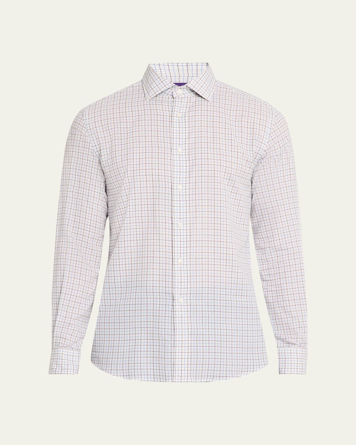 Mens Stewart Flannel Windowpane Sport Shirt Product Image