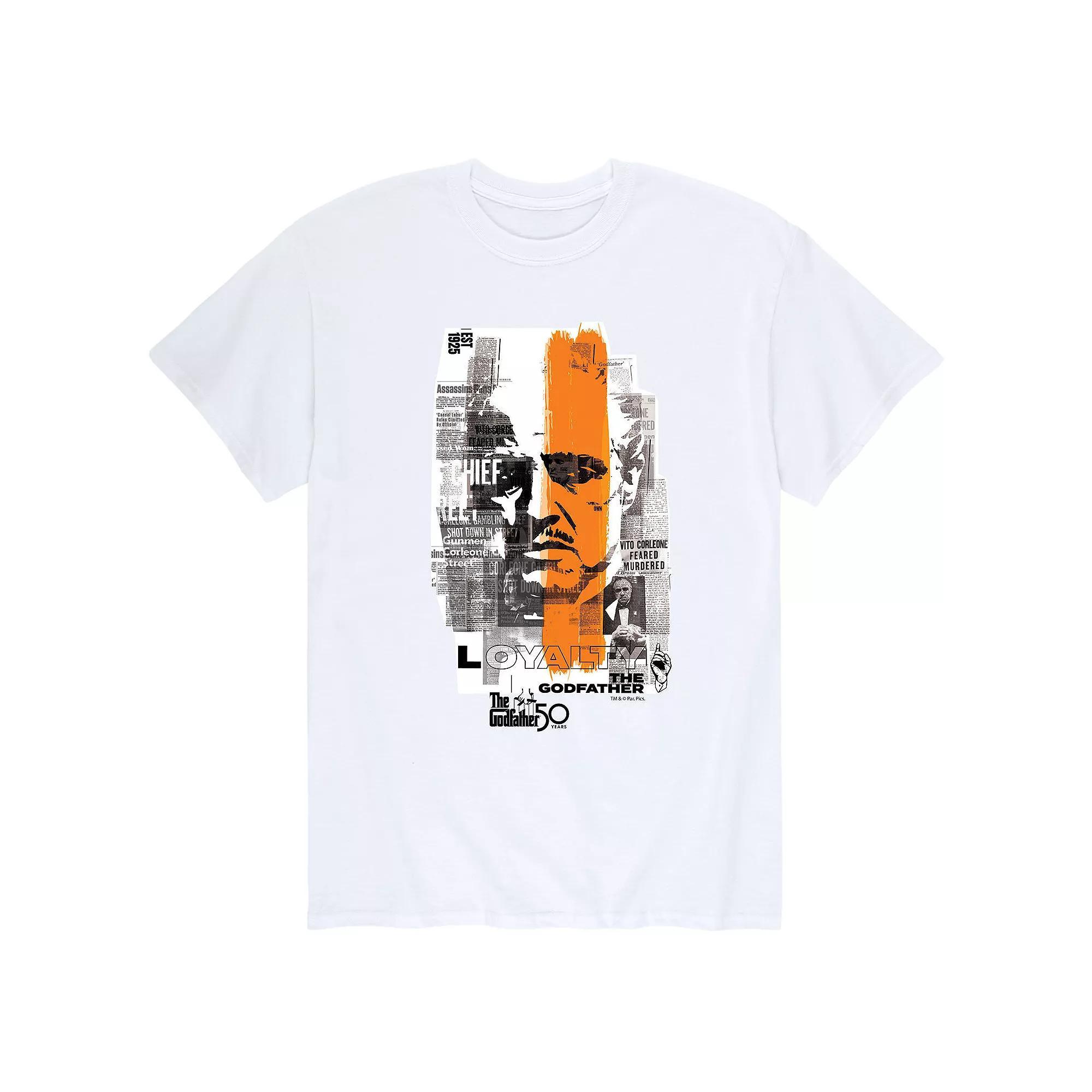 Men's The Godfather Loyalty Tee, Size: Small, White Product Image