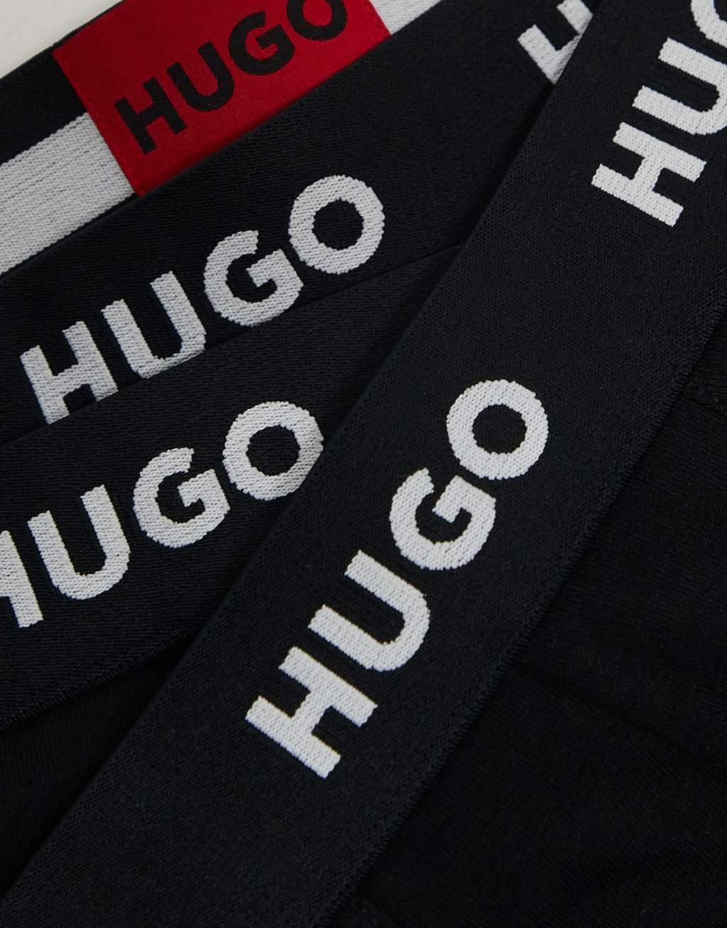 HUGO Bodywear 3-pack boxer briefs in black Product Image