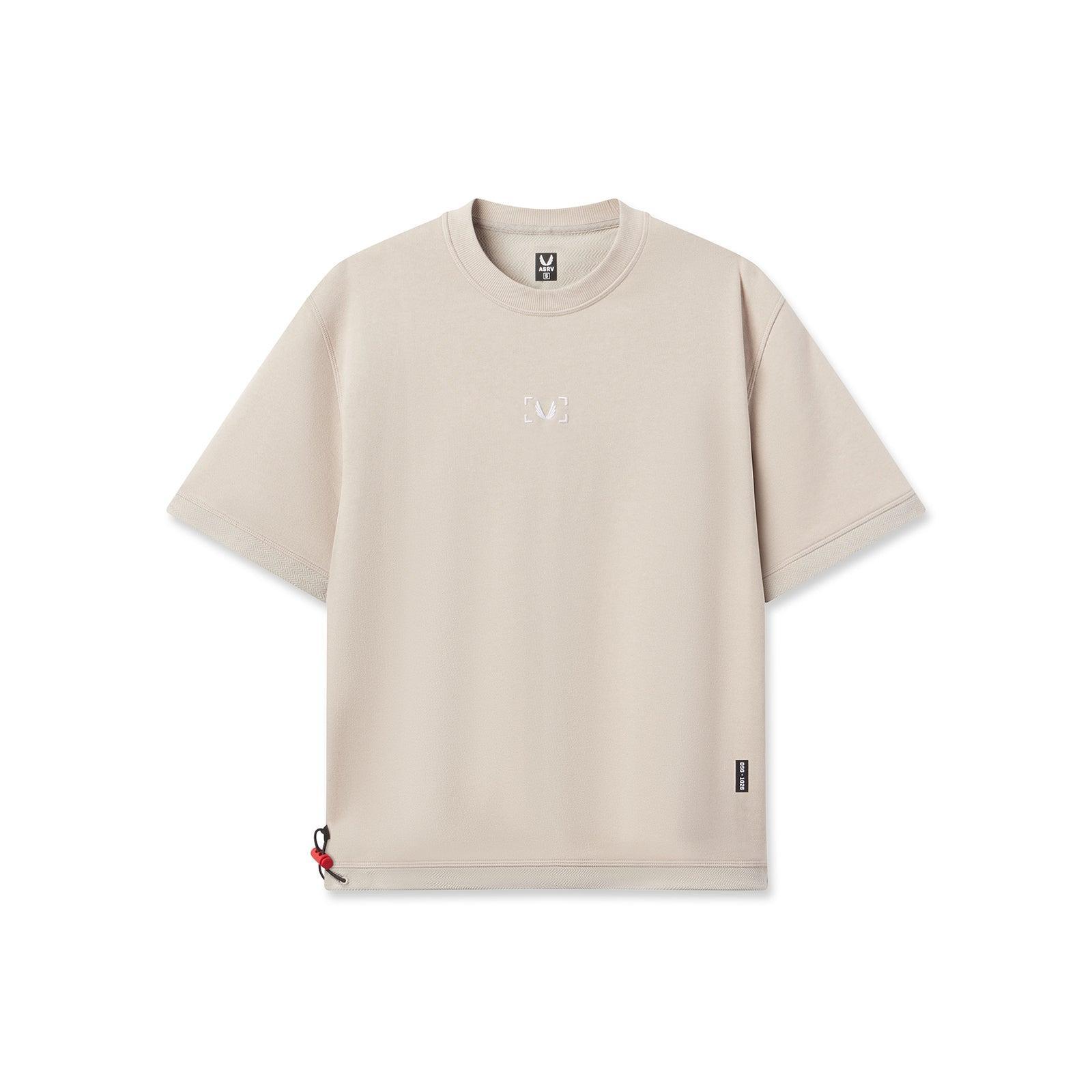 1026. Herringbone Terry Oversized Cinch Tee - Chai Product Image