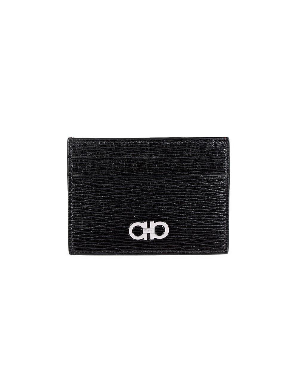 Salvatore Ferragamo Mens Revival Gancrevival Basic Card Case Product Image