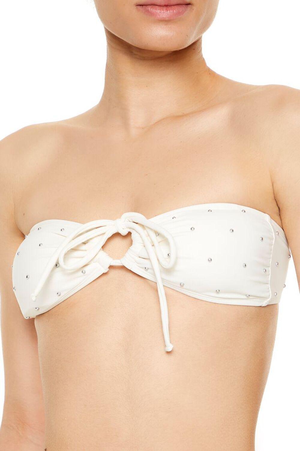 Studded Bandeau Bikini Top | Forever 21 Product Image